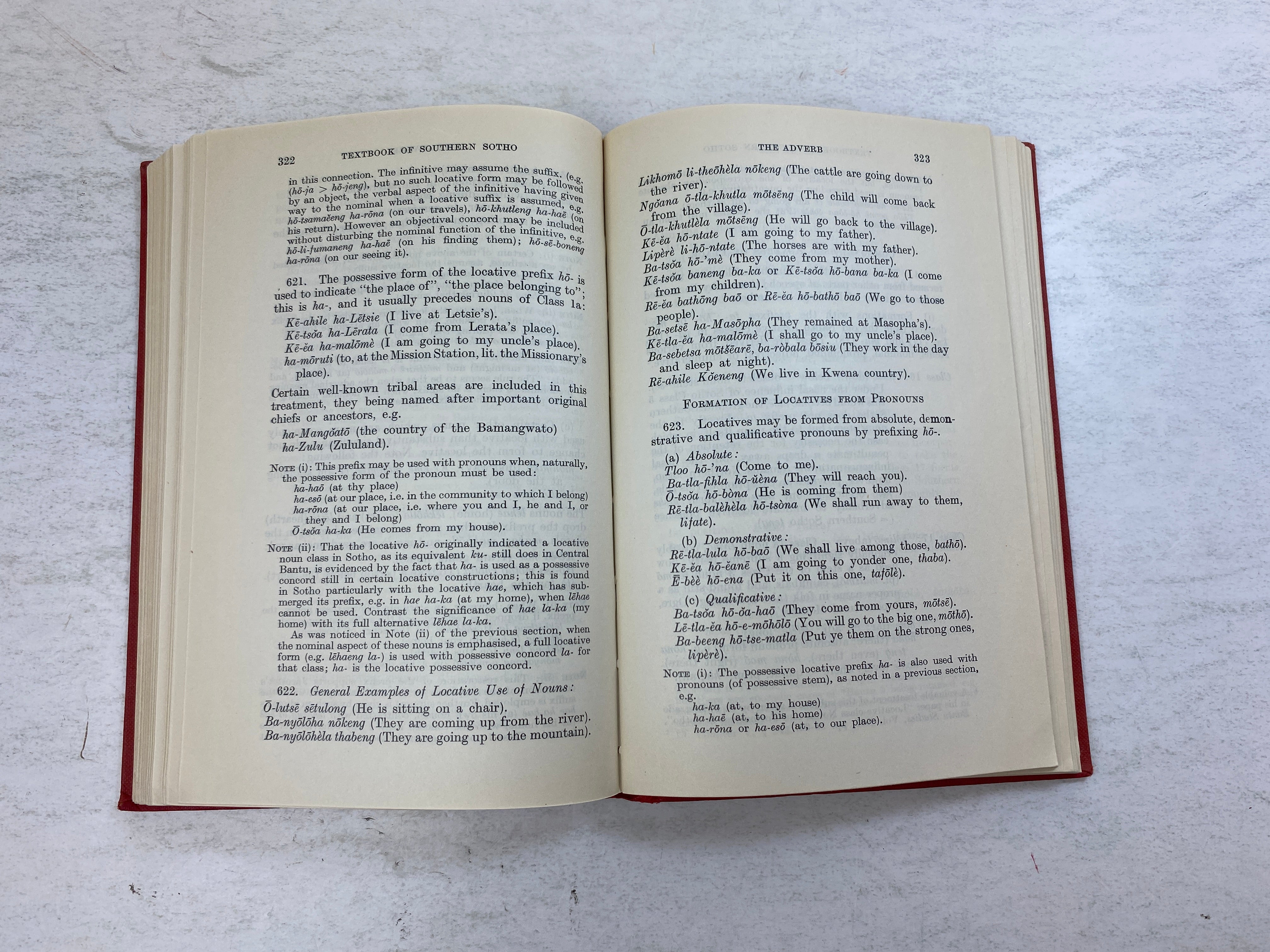 Textbook of Southern Sotho Grammar by Doke/Mofokeng Ex-library 1957 HC