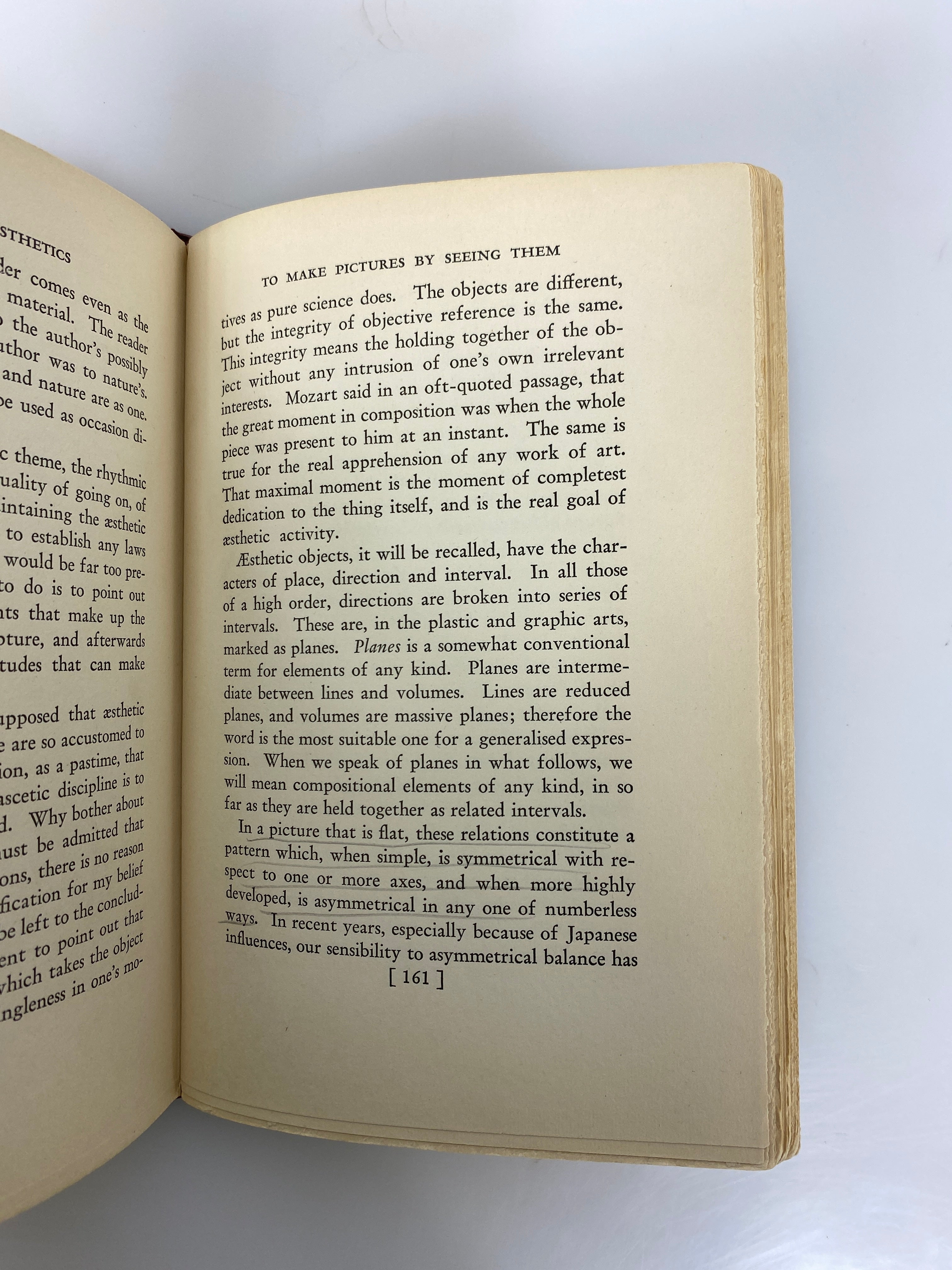The ABC of Aesthetics by Leo Stein 1927 First Edition Ex-Library HC