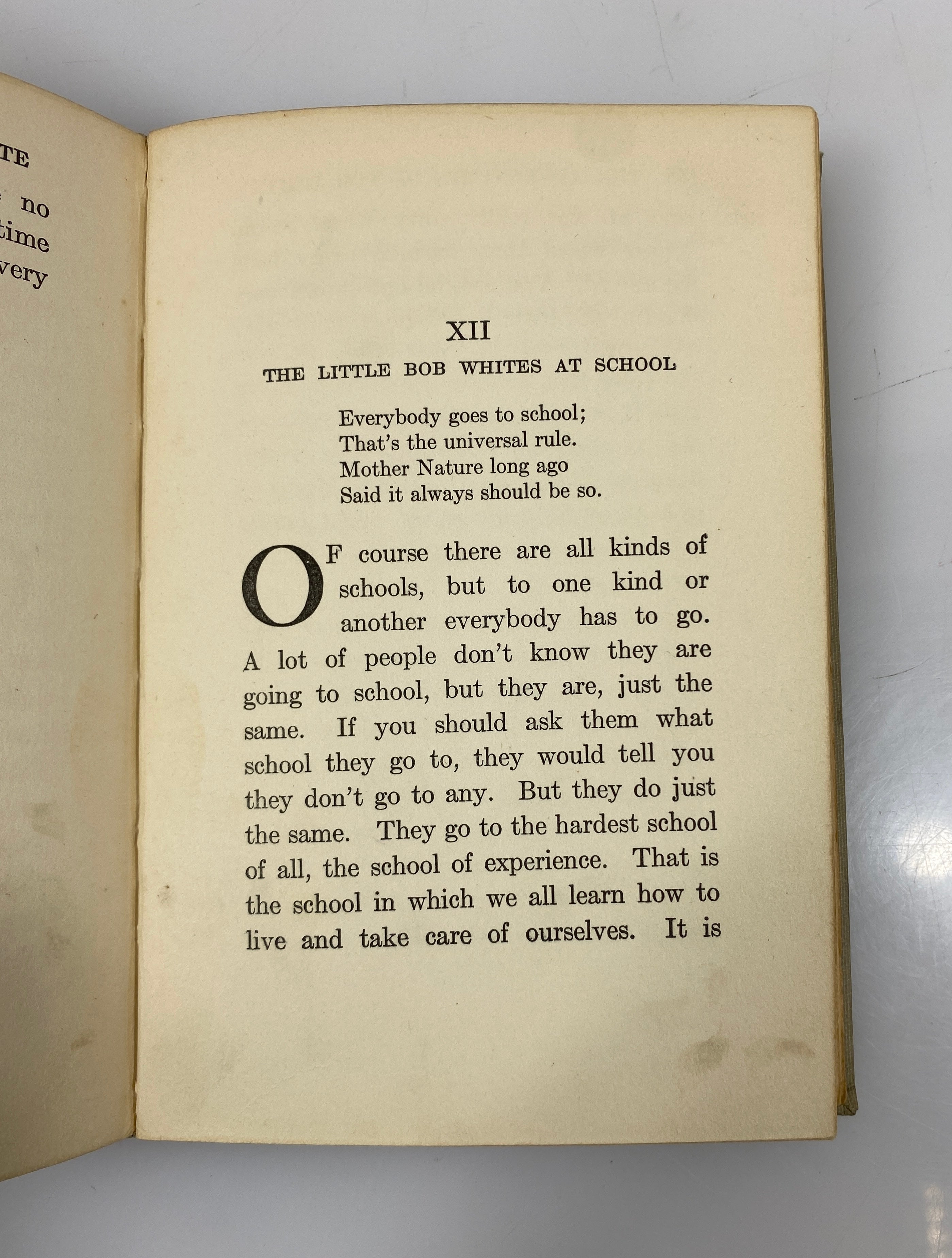 The Adventures of Bob White Burgess 1922 HC