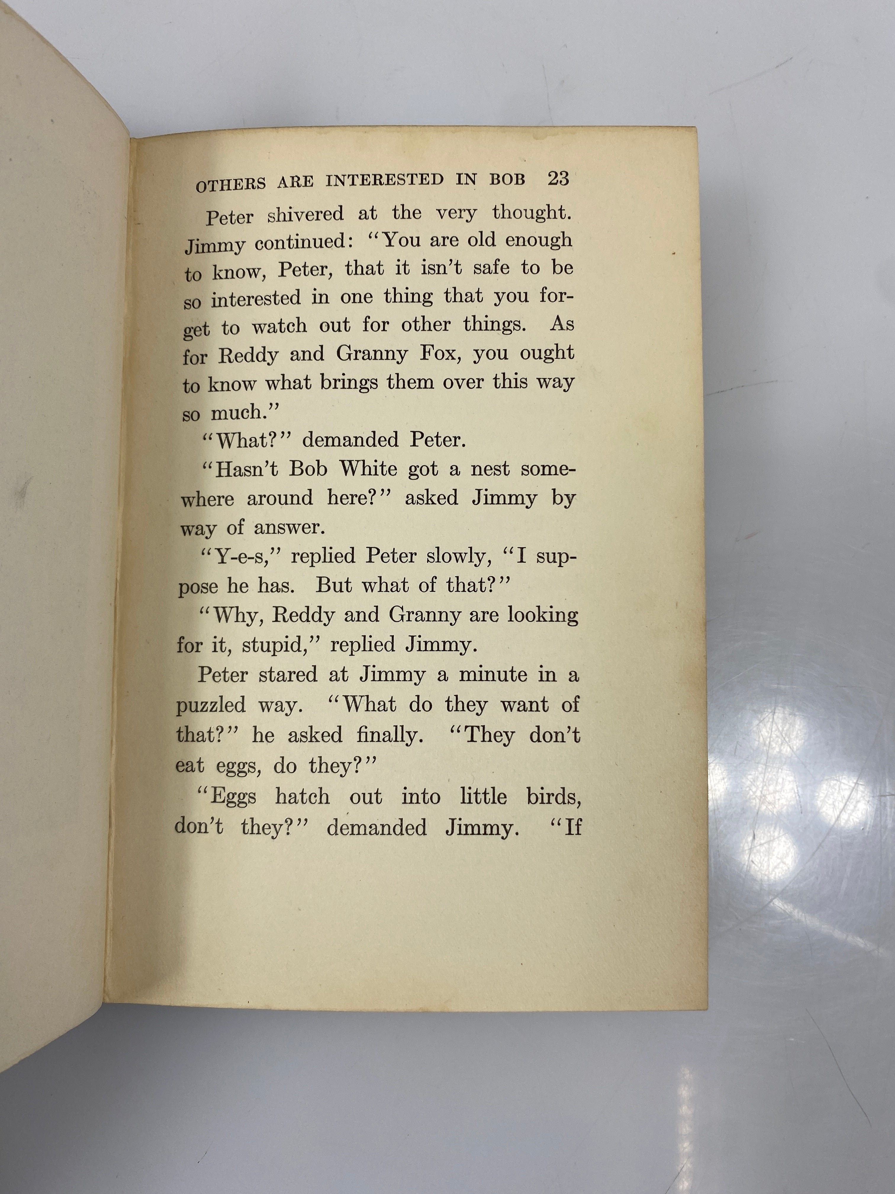The Adventures of Bob White Burgess 1922 HC