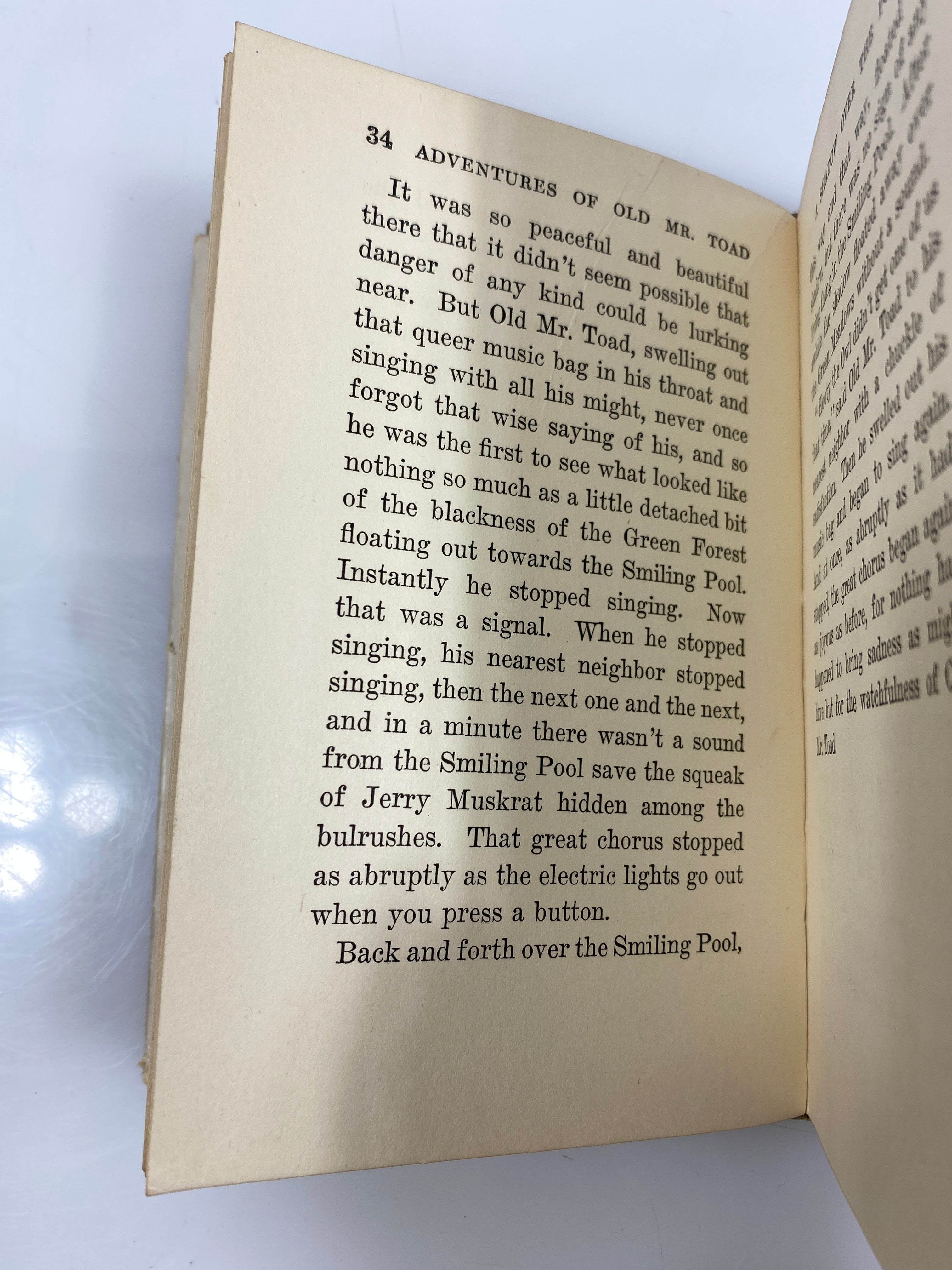 The Adventures of Old Mr. Toad by Burgess 1923 HCDJ