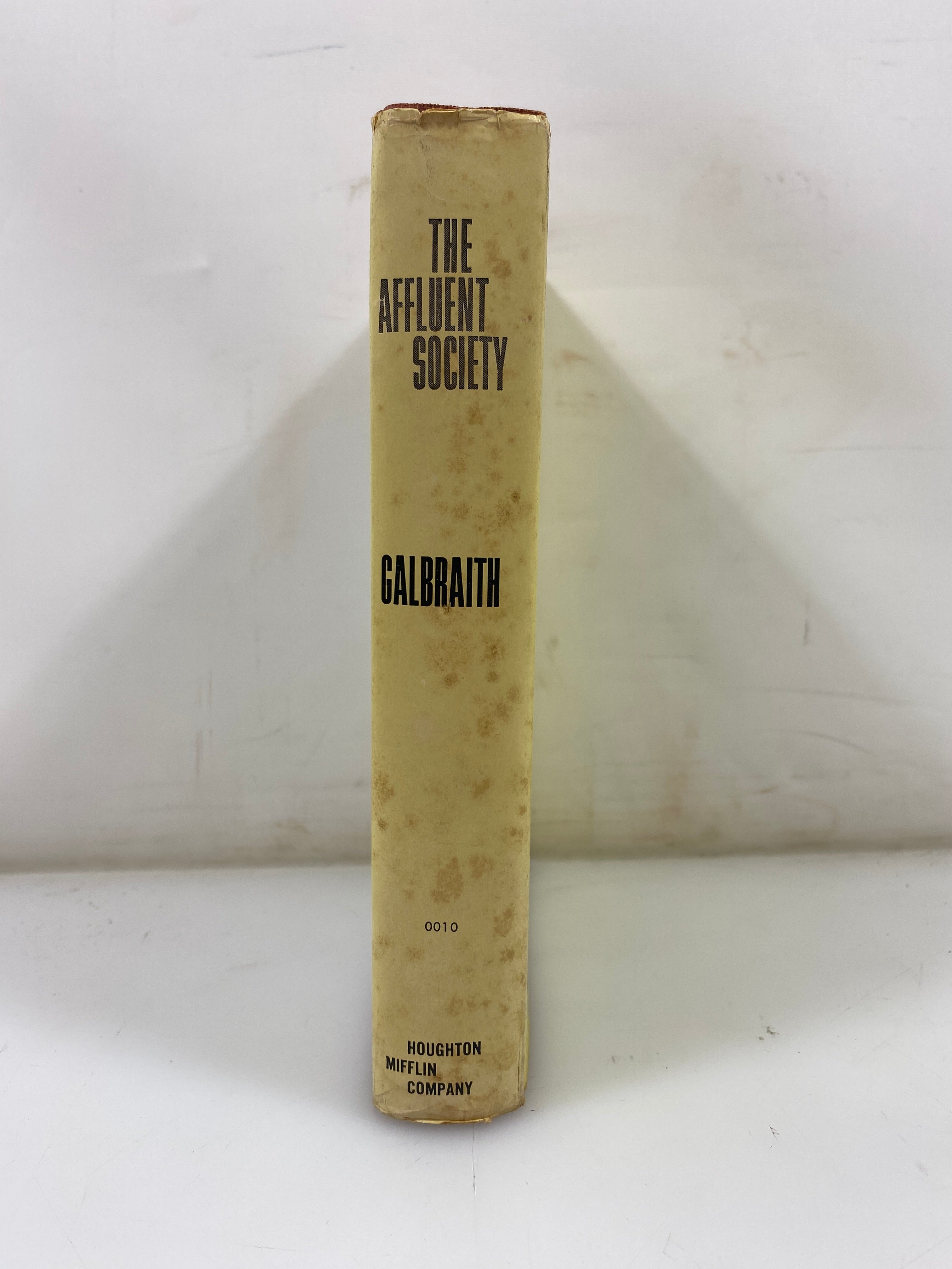 The Affluent Society by John Galbraith 1958 HCDJ