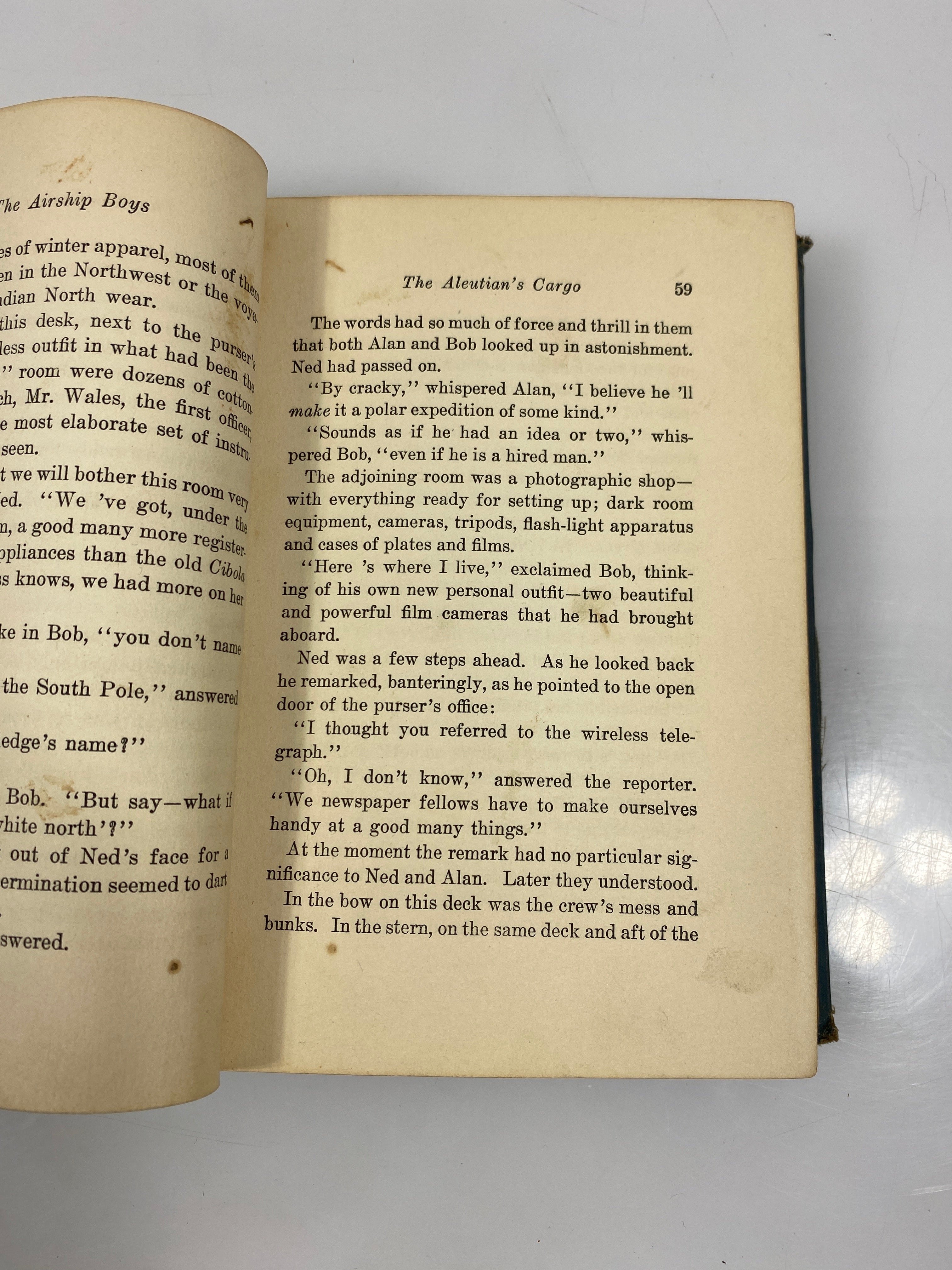 The Airship Boys Due North by H.L. Sayler 1910 HC