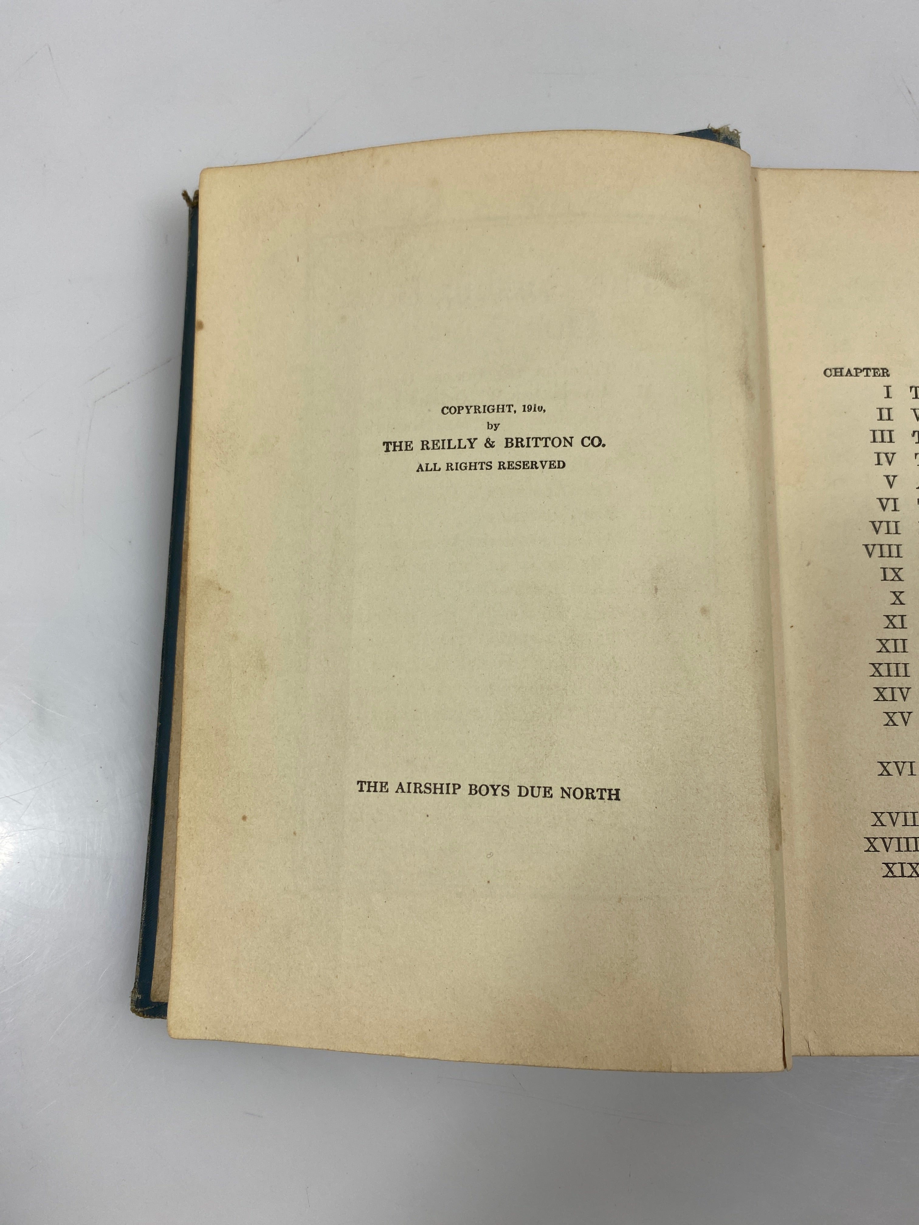 The Airship Boys Due North by H.L. Sayler 1910 HC