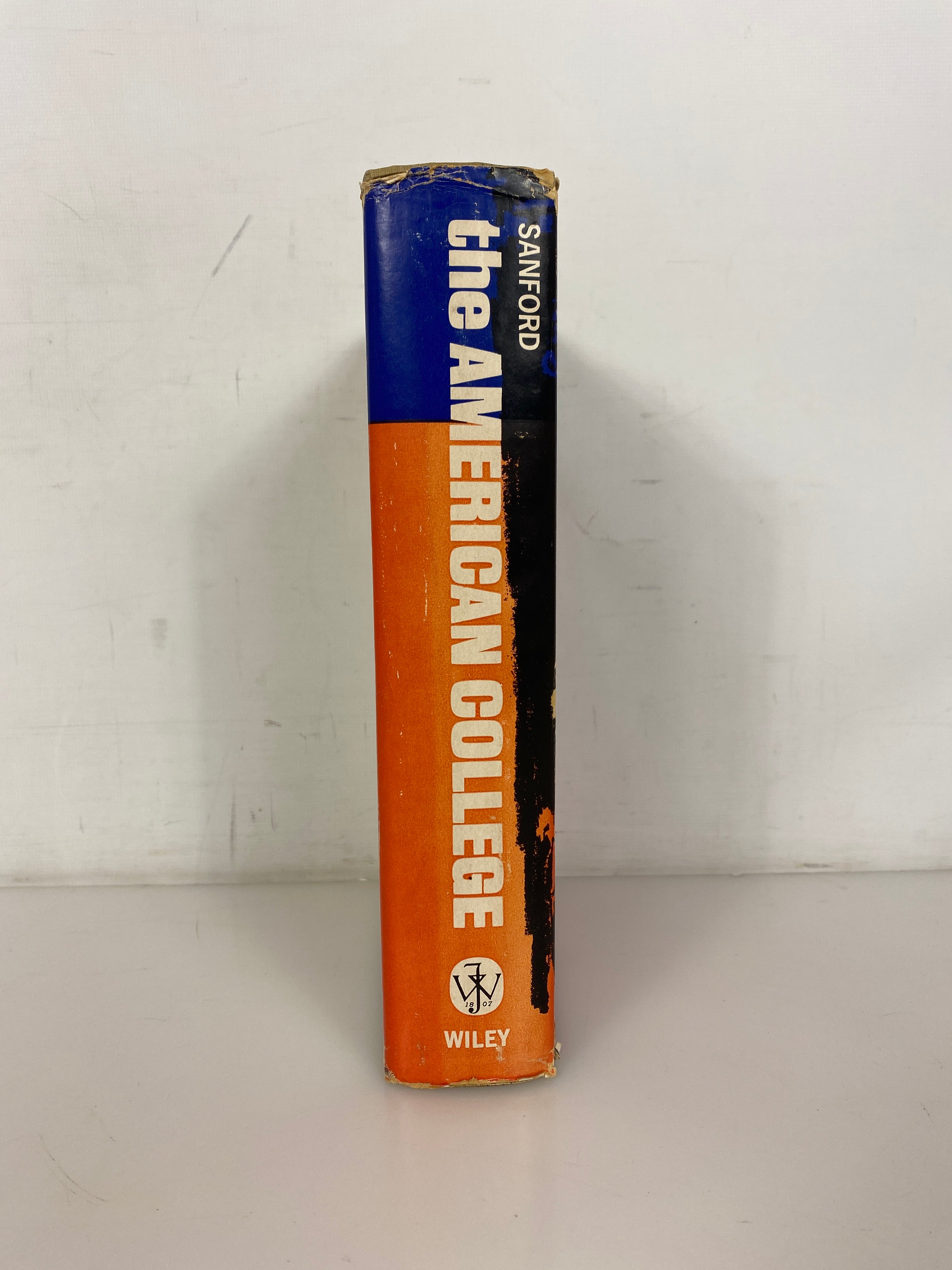 The American College by Nevitt Sanford 1962 Vintage HC DJ