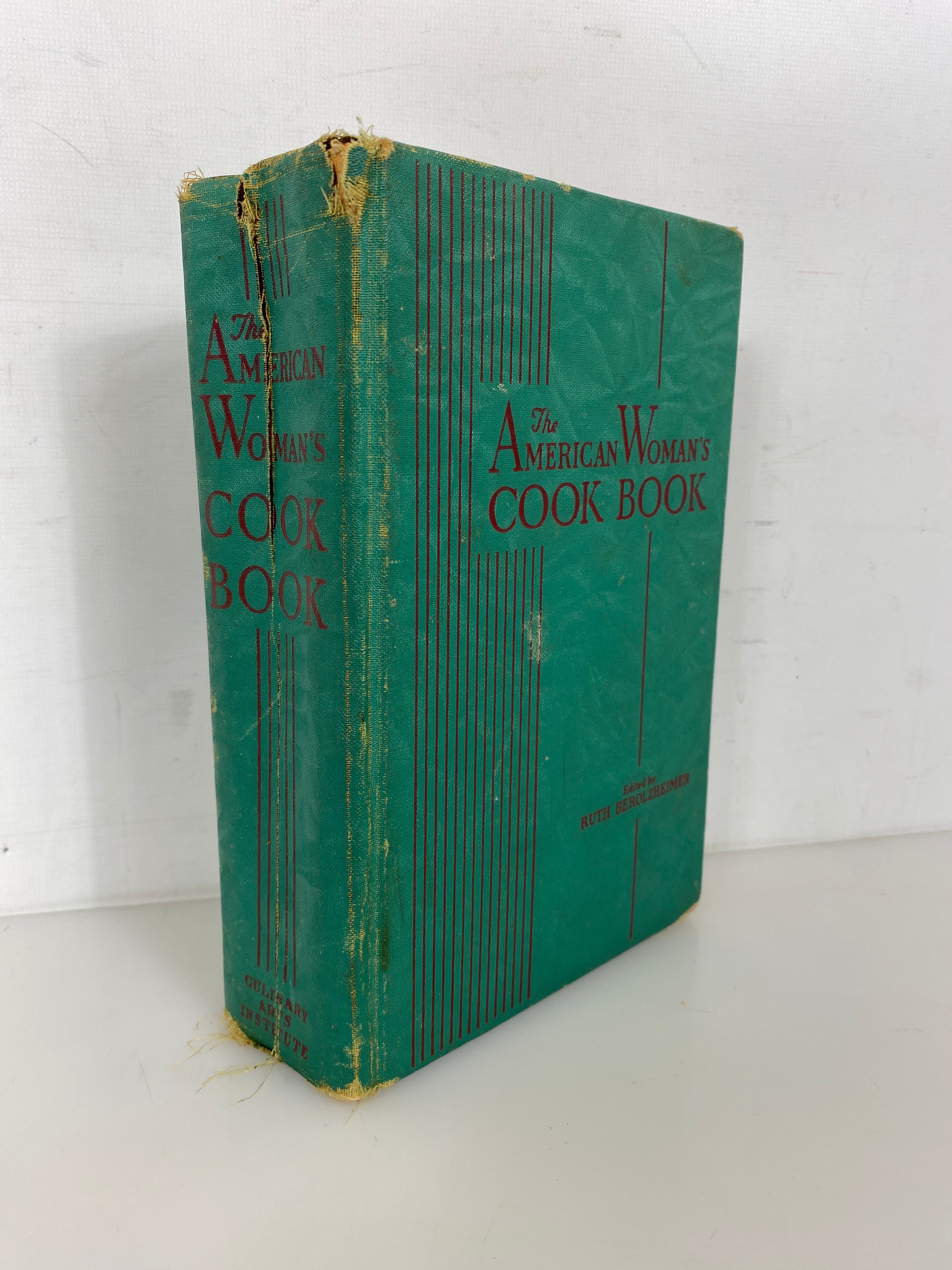 The American Woman's Cook Book 1940 Ruth Berolzheimer Vintage HC