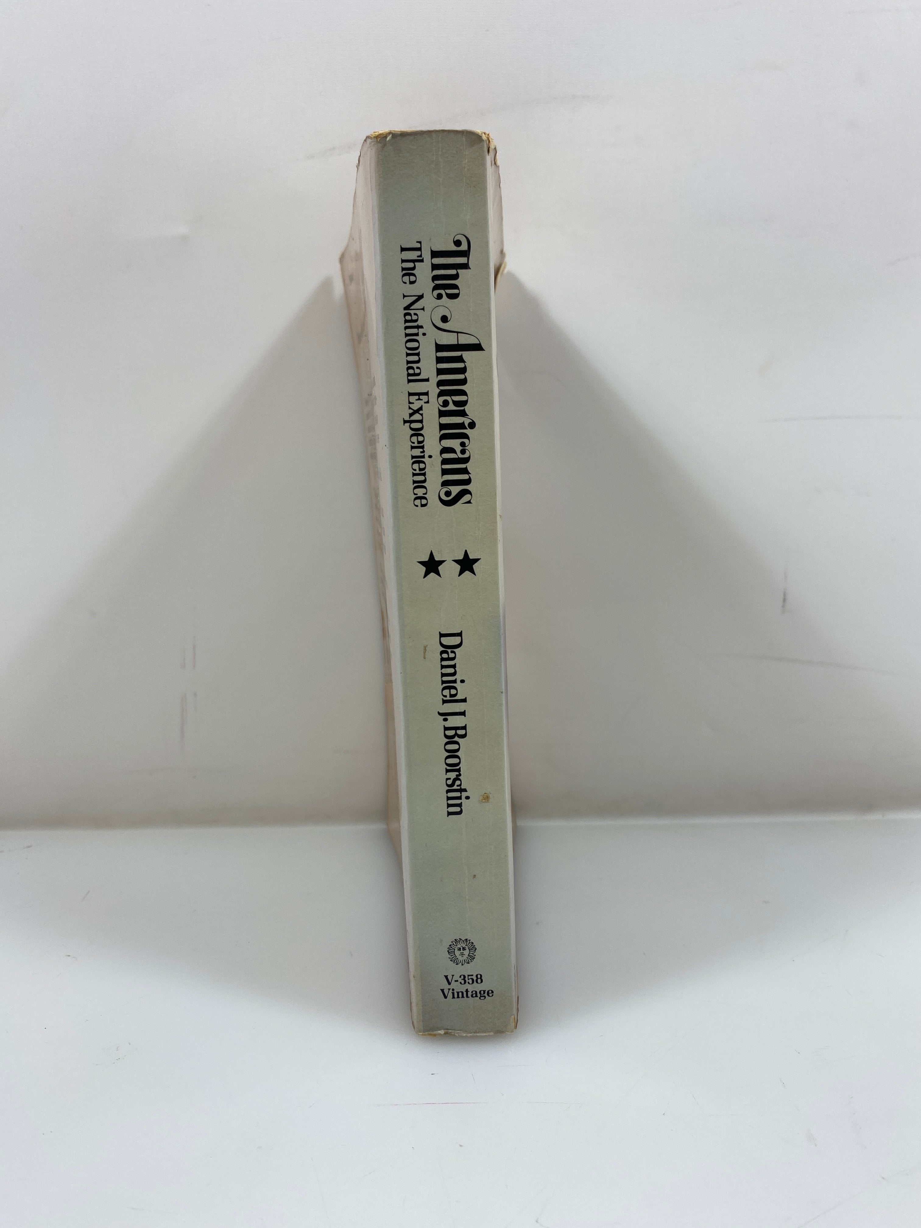 The Americans: The National Experience by Boorstin Vintage Books 1965 SC