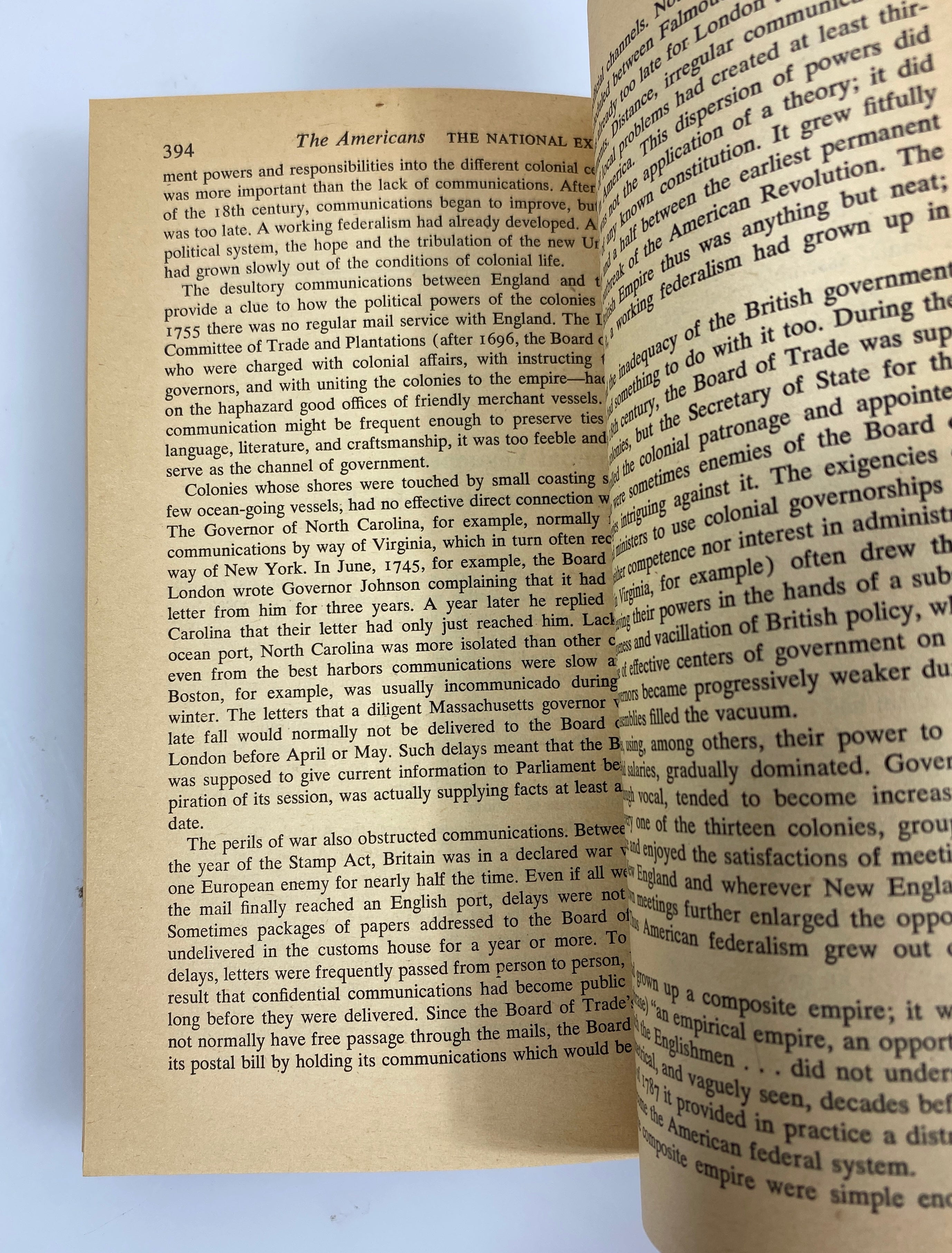 The Americans: The National Experience by Boorstin Vintage Books 1965 SC