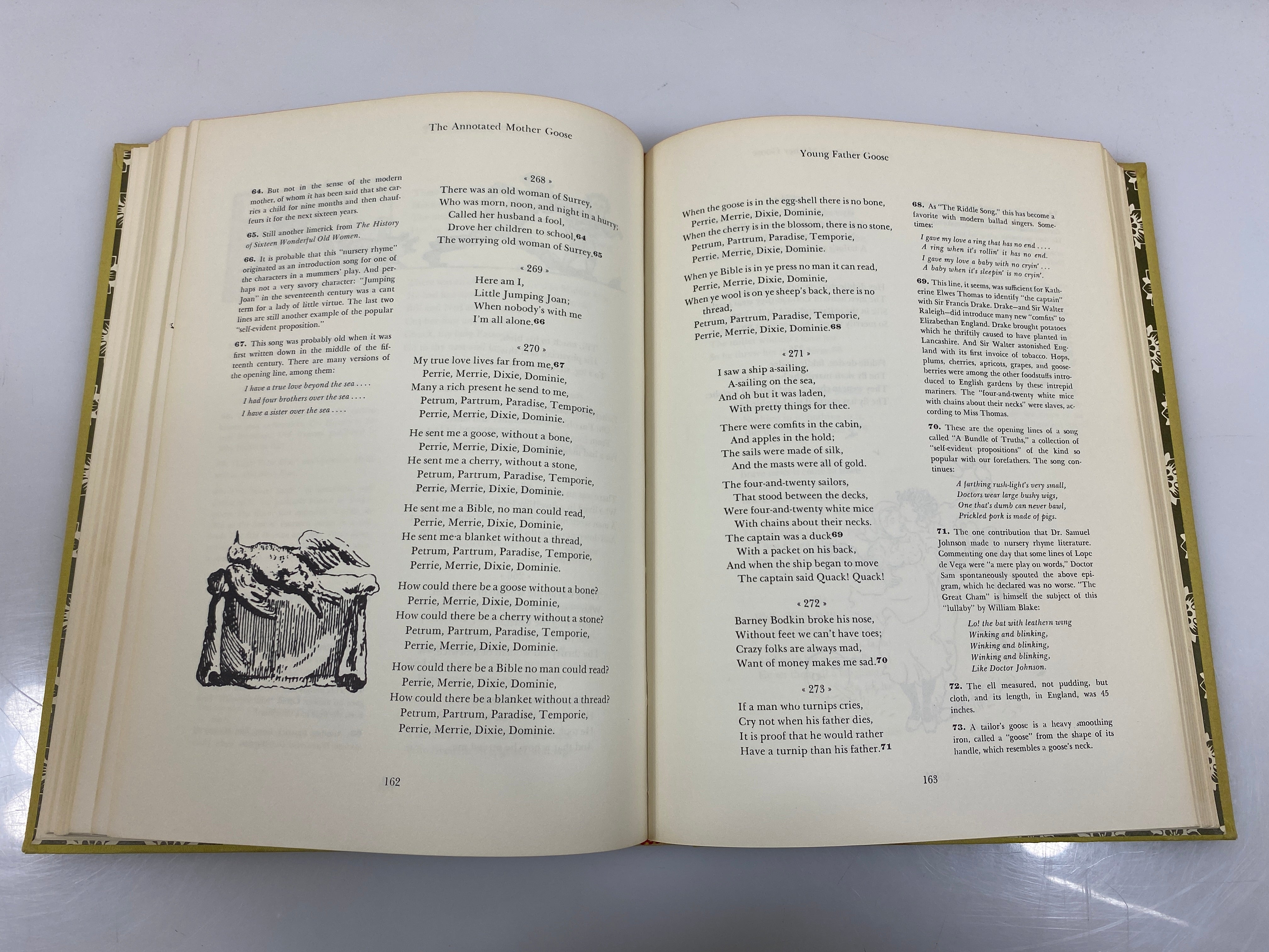 The Annotated Mother Goose Baring-Gould 1962 HC