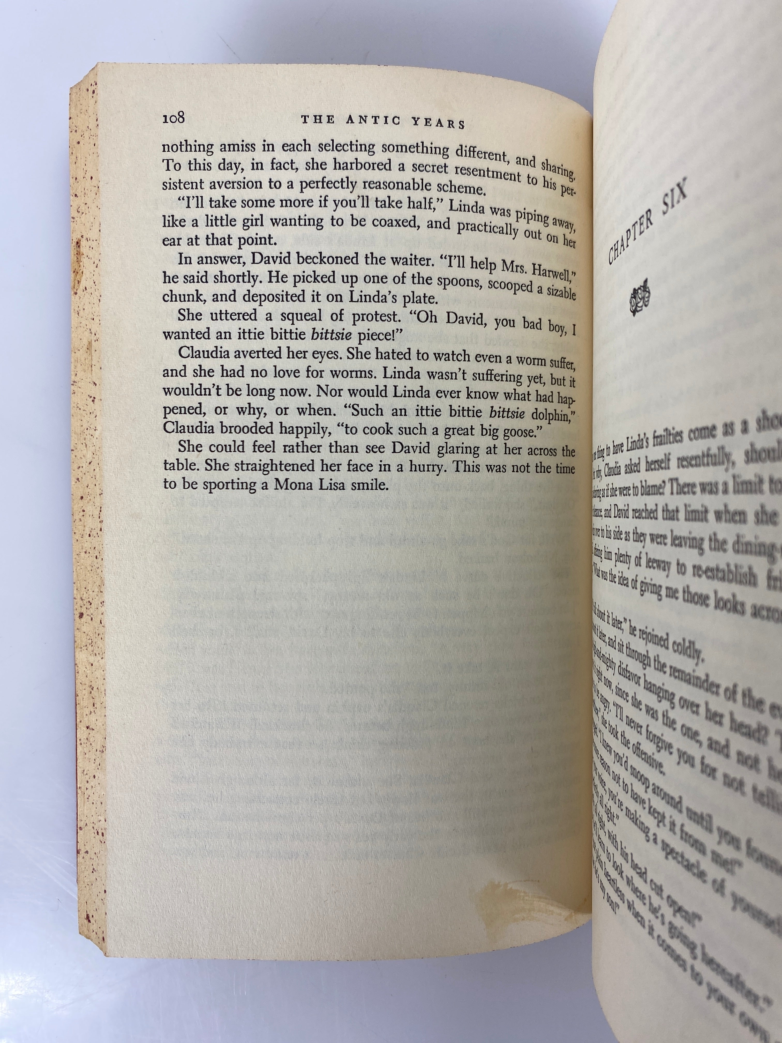 The Antic Years by Rose Franken 1958 1st Edition Vintage Ex-Library HC