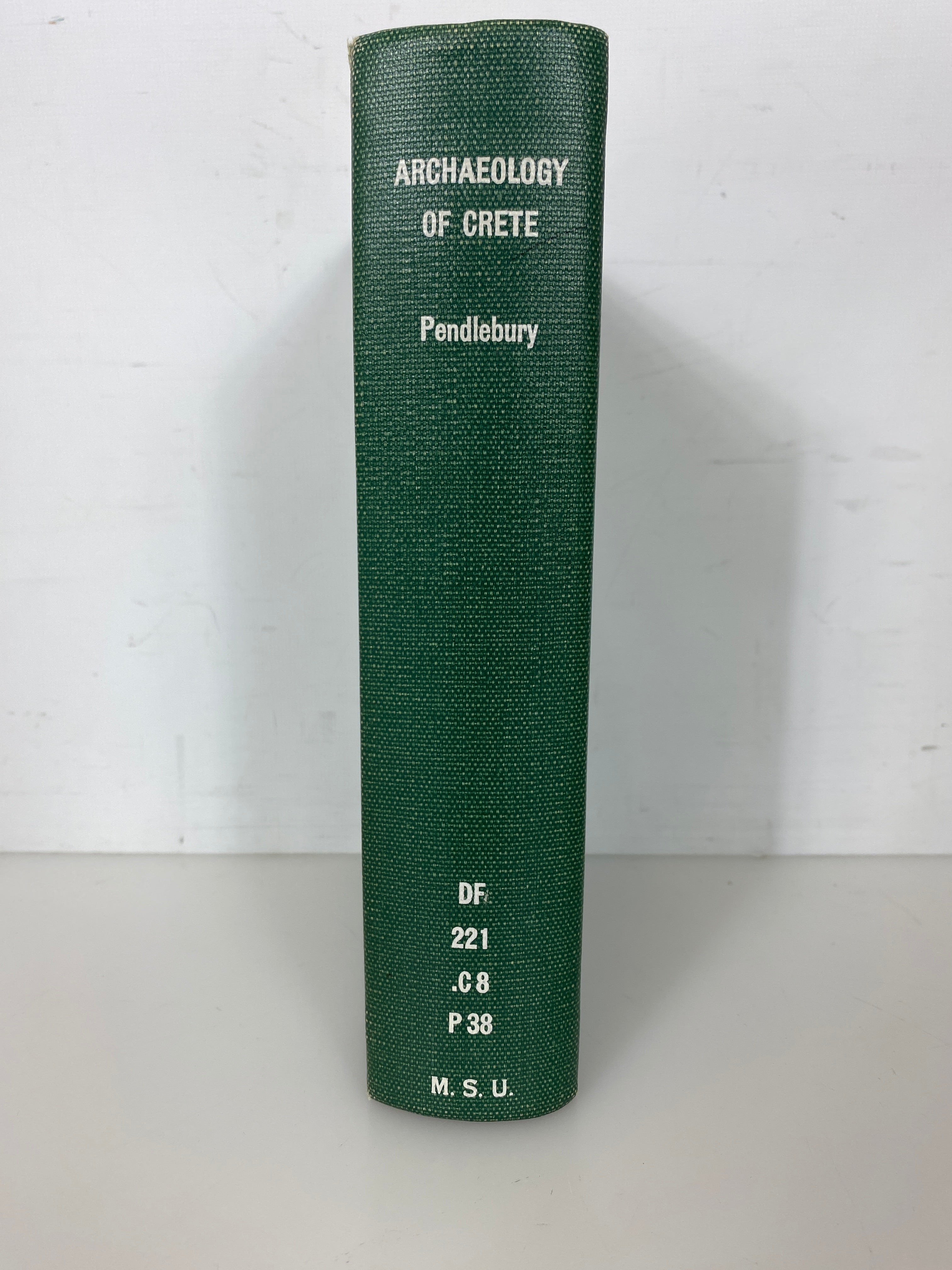 The Archaeology of Crete by Pendlebury Ex-library 1939 HC