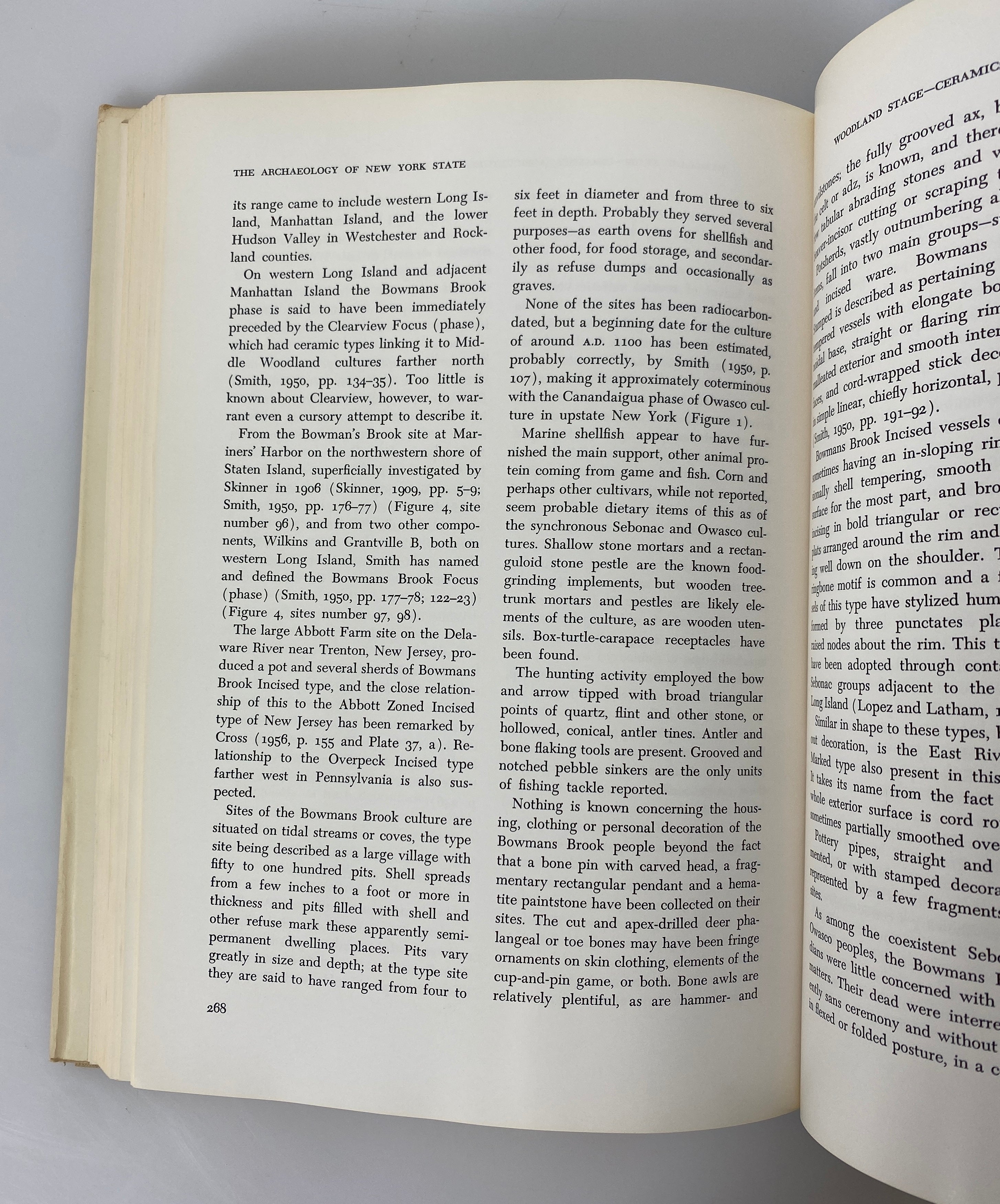 The Archaeology of New York State William Ritchie 1965 Vintage HC DJ