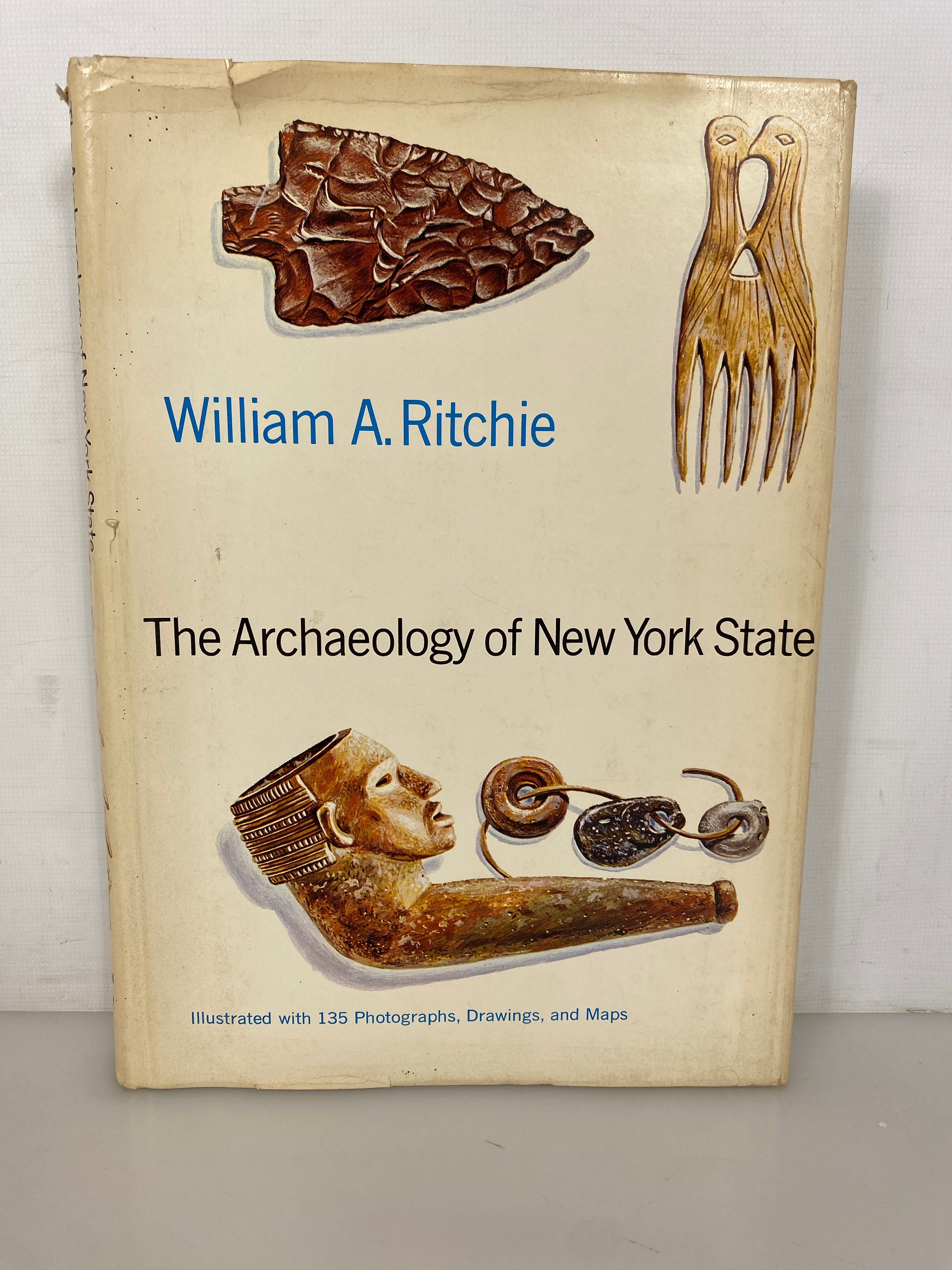 The Archaeology of New York State William Ritchie 1965 Vintage HC DJ