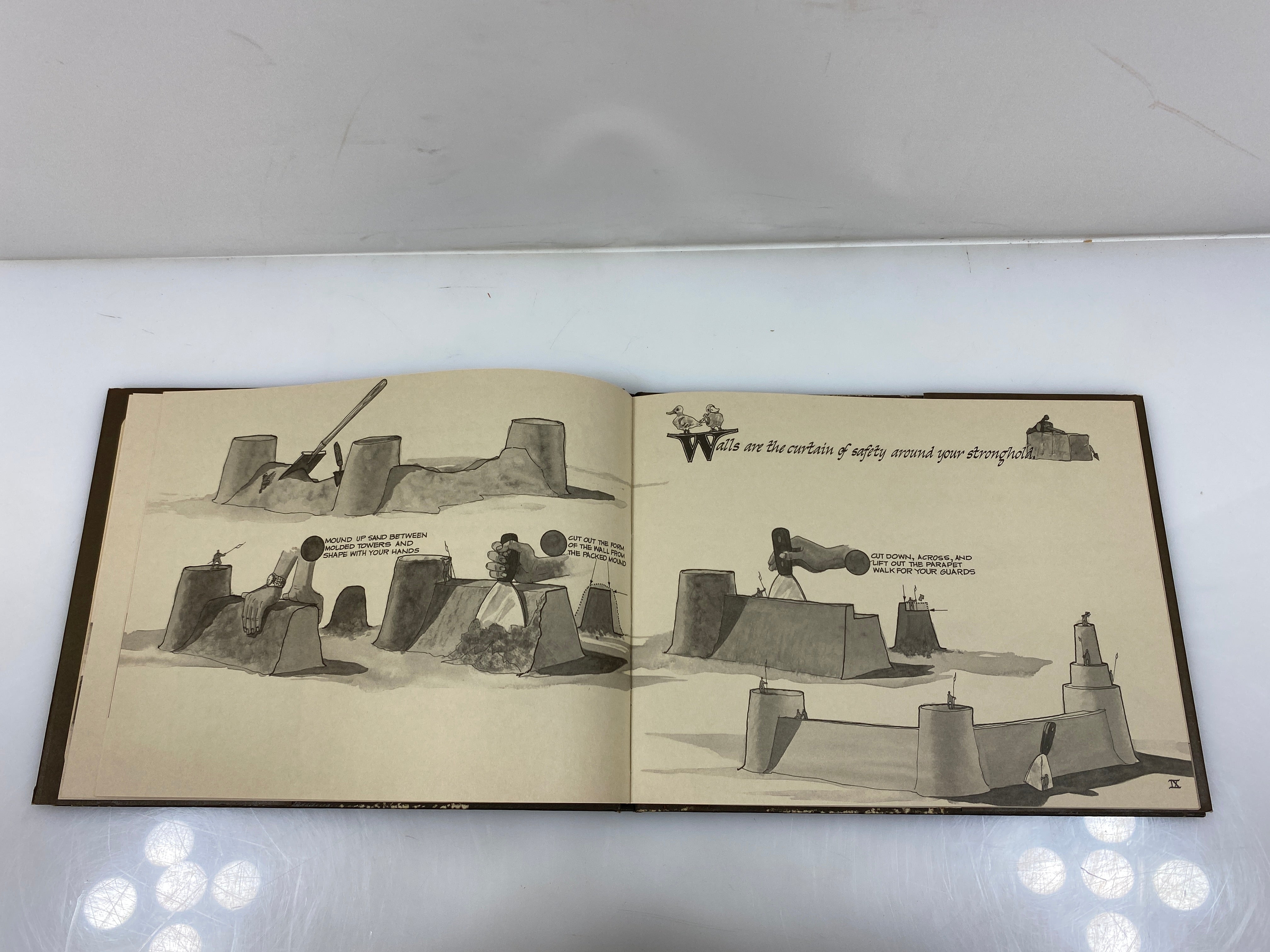 The Art Industry of Sandcastles by Adkins 1971 HCDJ
