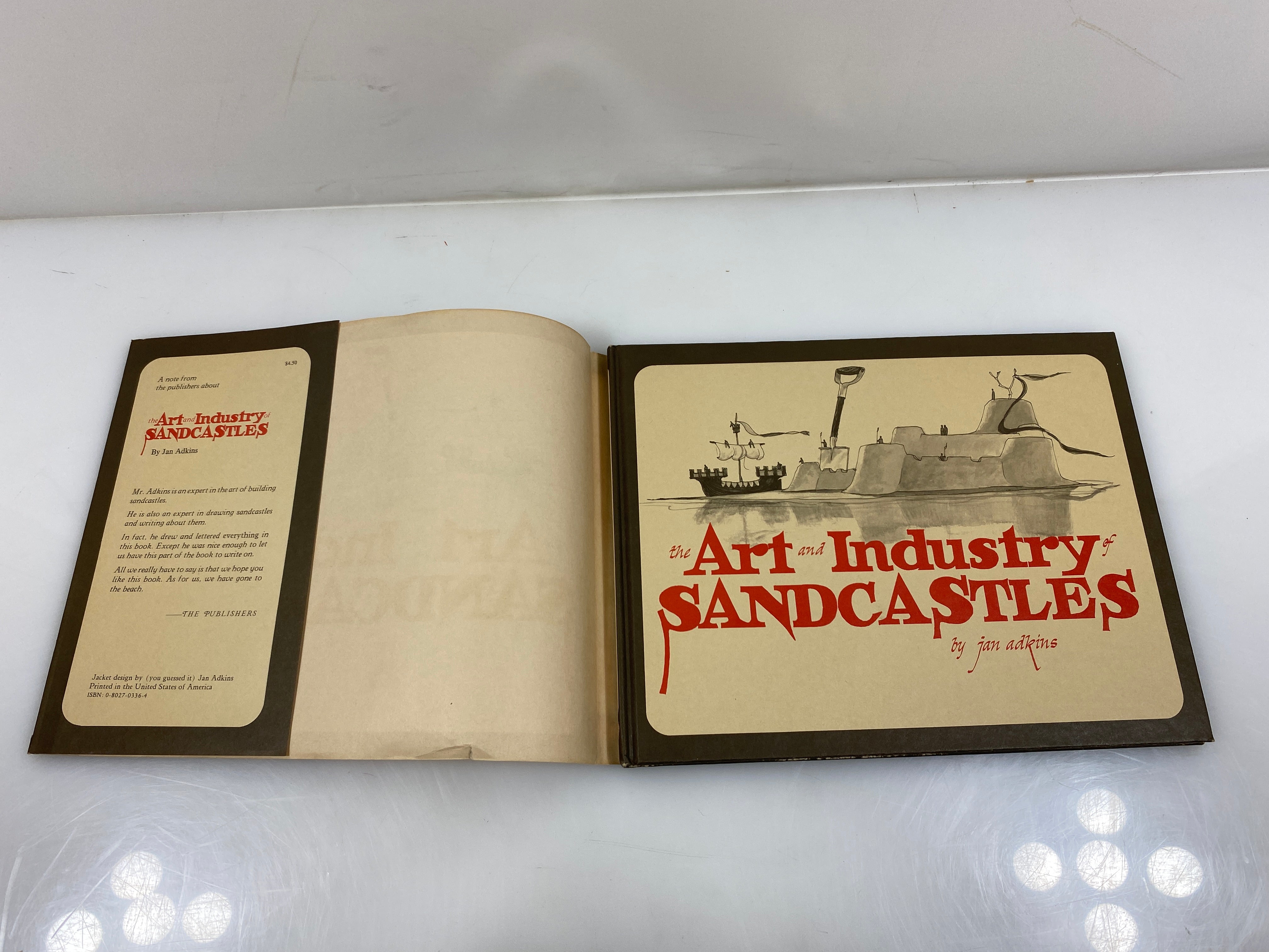 The Art Industry of Sandcastles by Adkins 1971 HCDJ