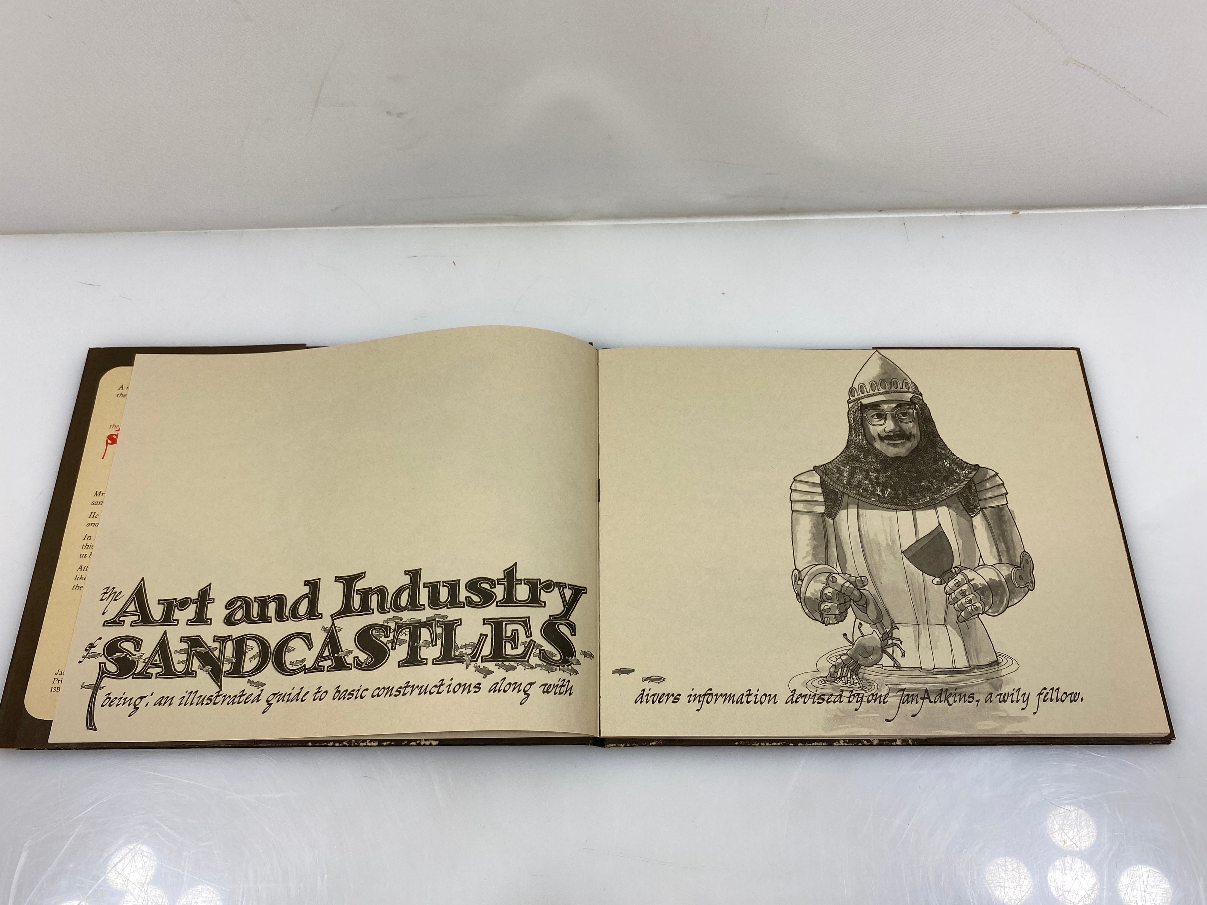 The Art Industry of Sandcastles by Adkins 1971 HCDJ