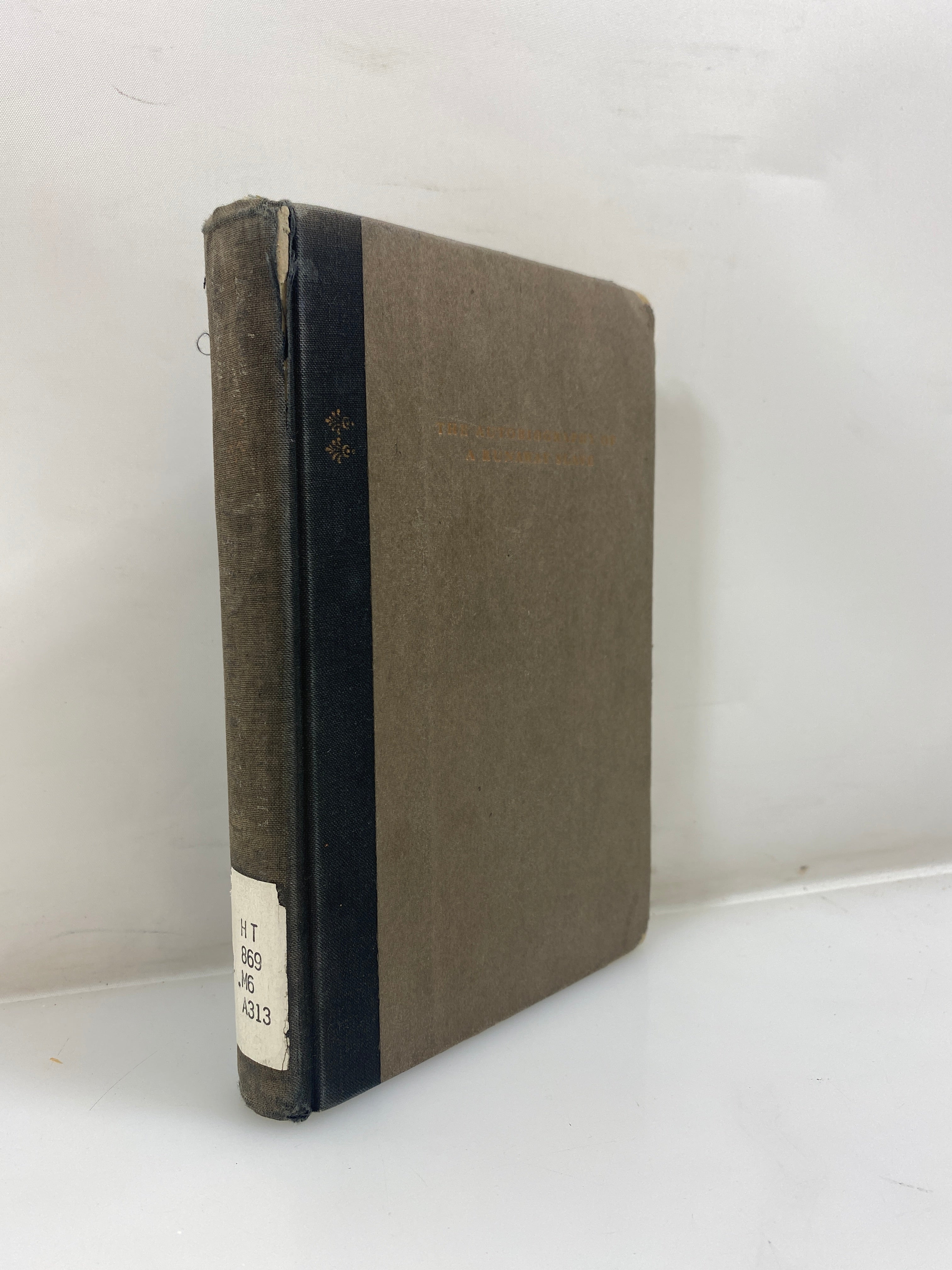 The Autobiography of a Runaway Slave by Montejo Ex-library 1968 HC