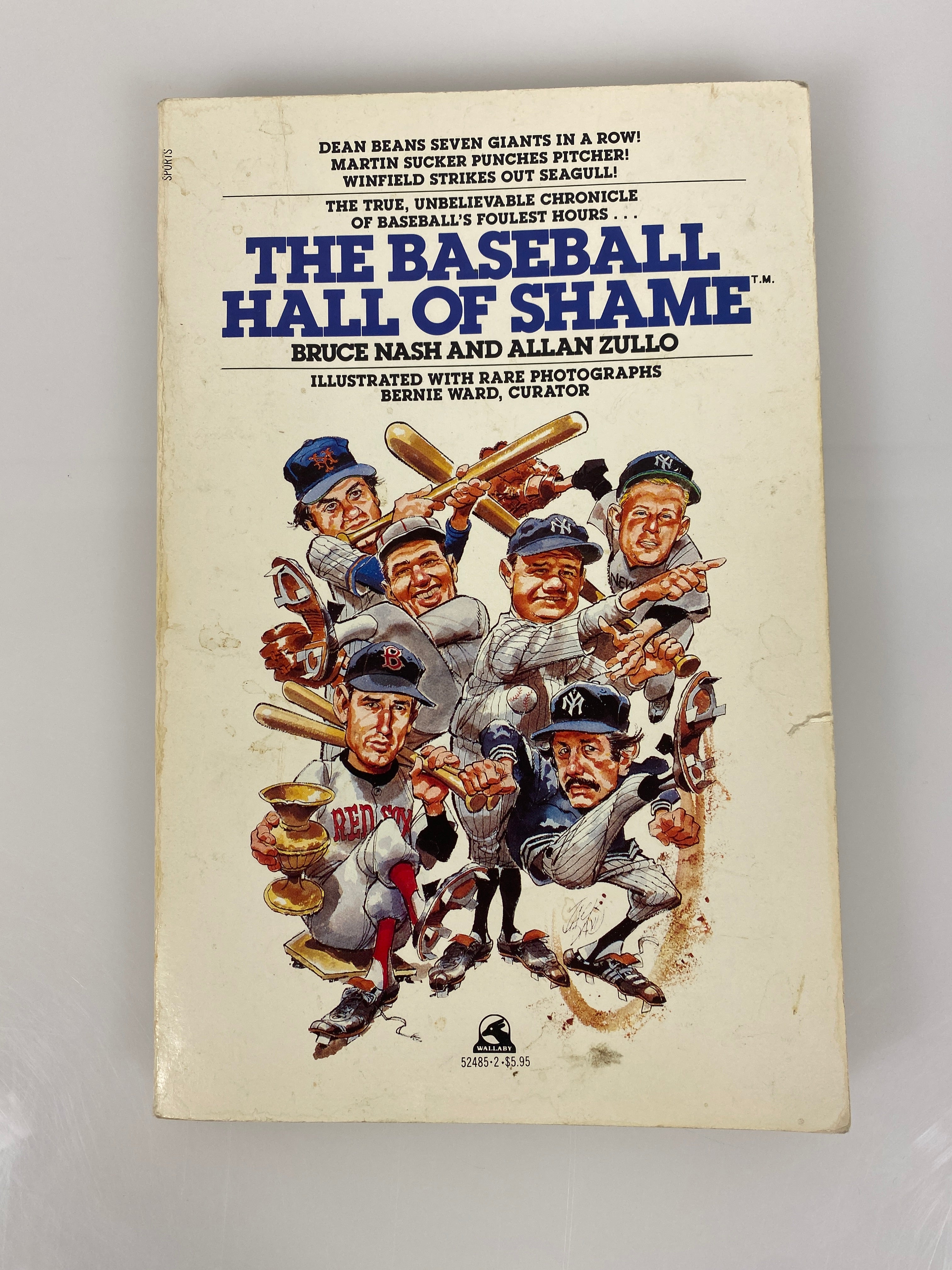 The Baseball Hall of Shame Nash and Zullo Paperback 1985