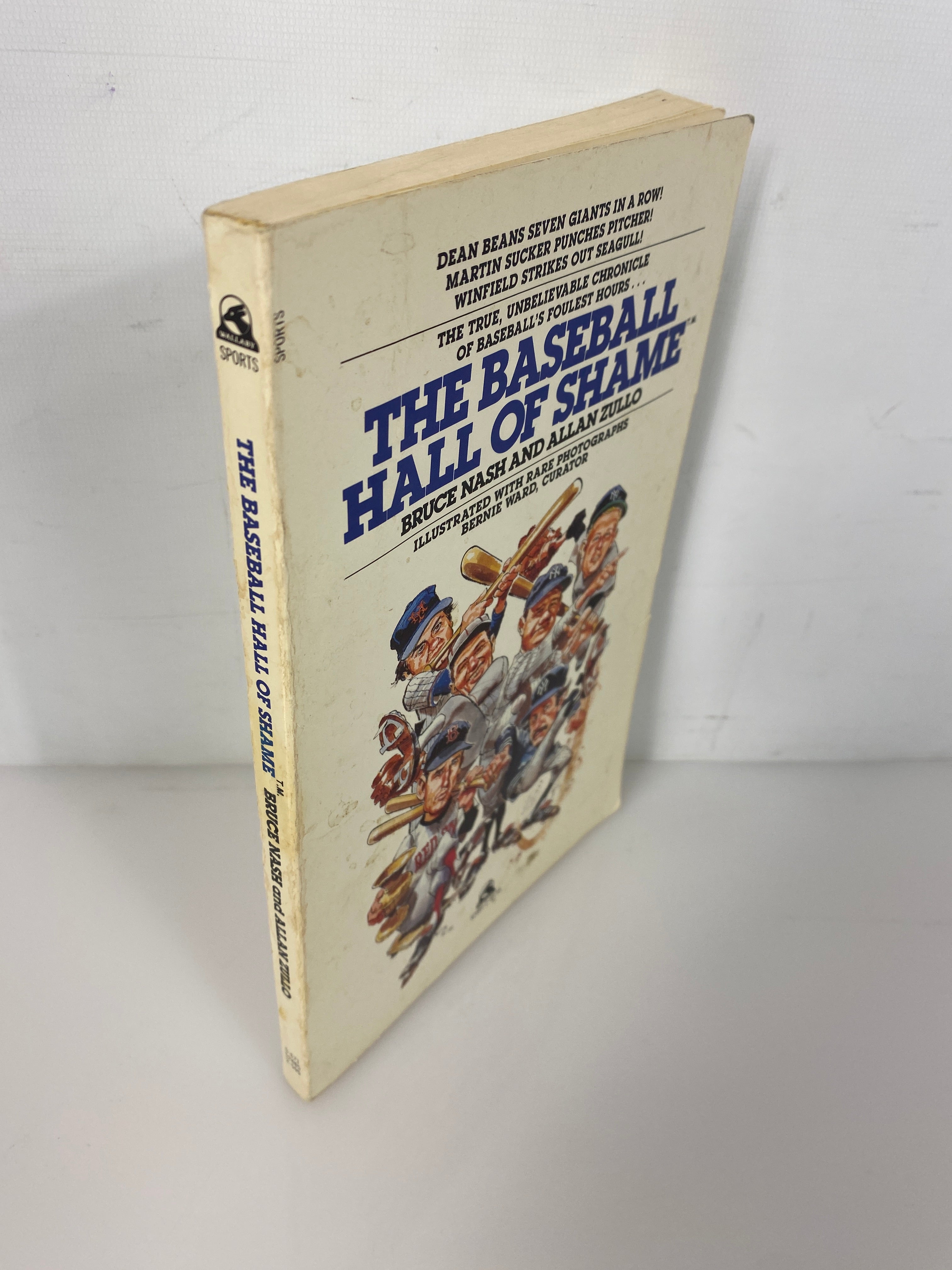 The Baseball Hall of Shame Nash and Zullo Paperback 1985