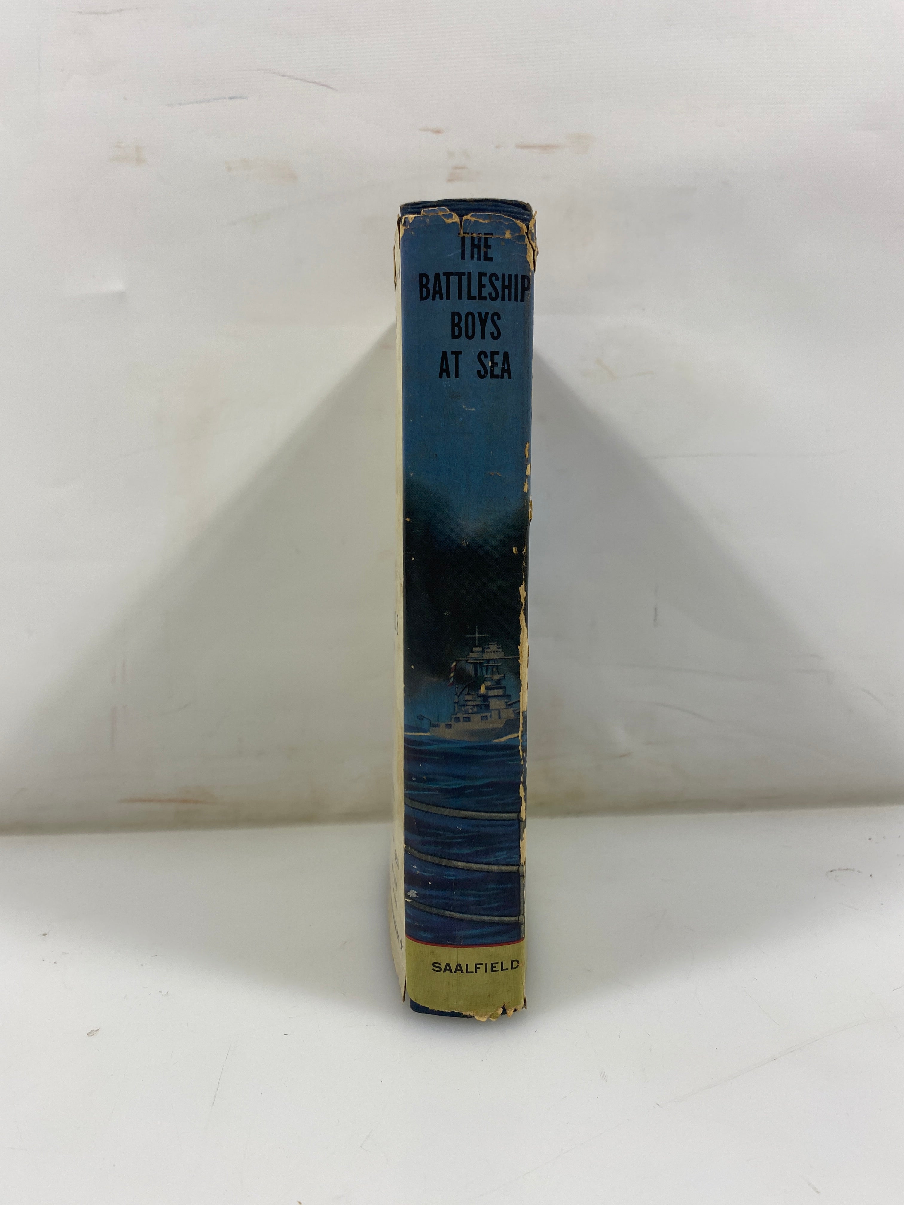 The Battleship Boys at Sea by Patchin Saalfield Publishing 1910 HCDJ