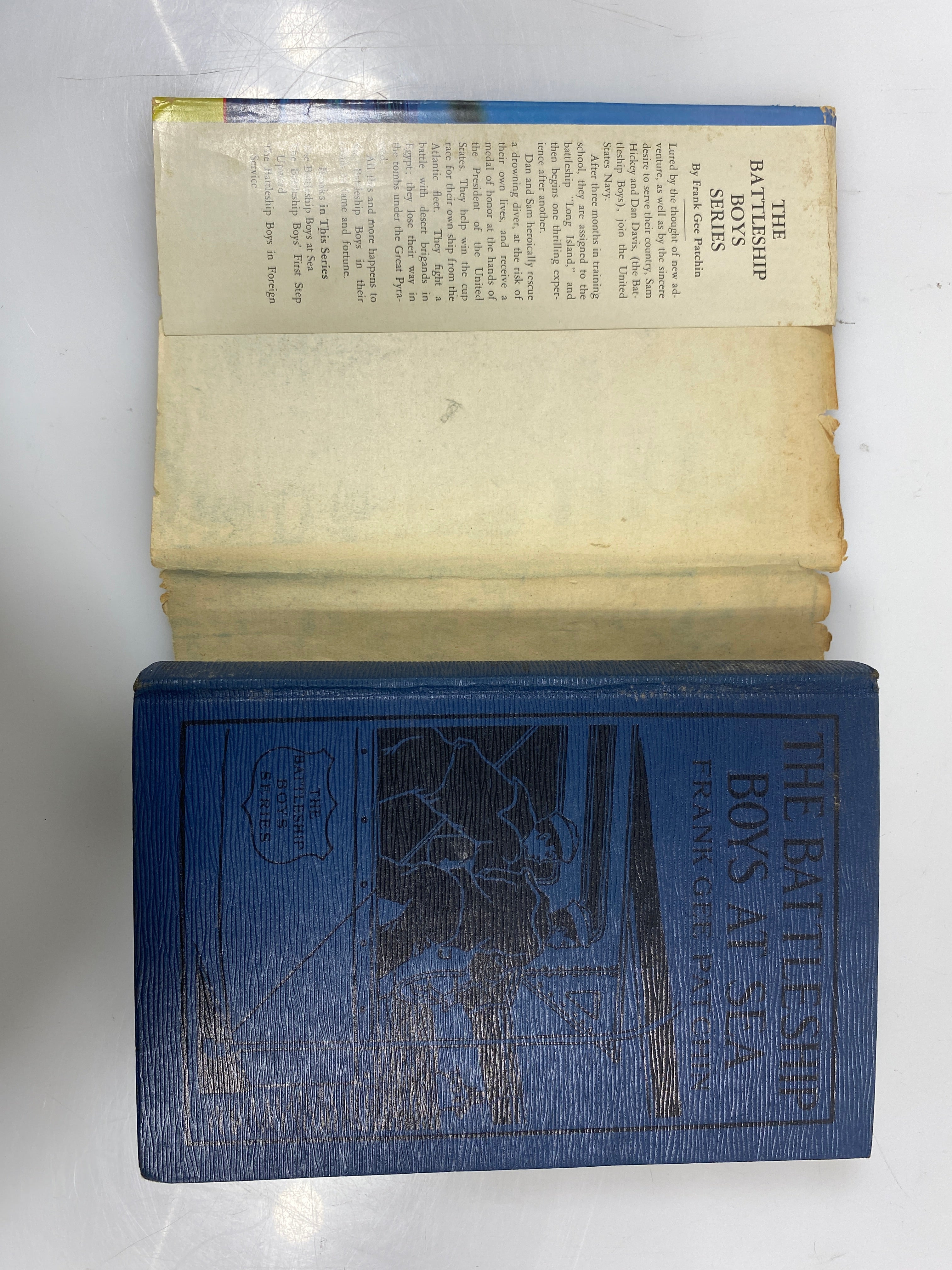 The Battleship Boys at Sea by Patchin Saalfield Publishing 1910 HCDJ