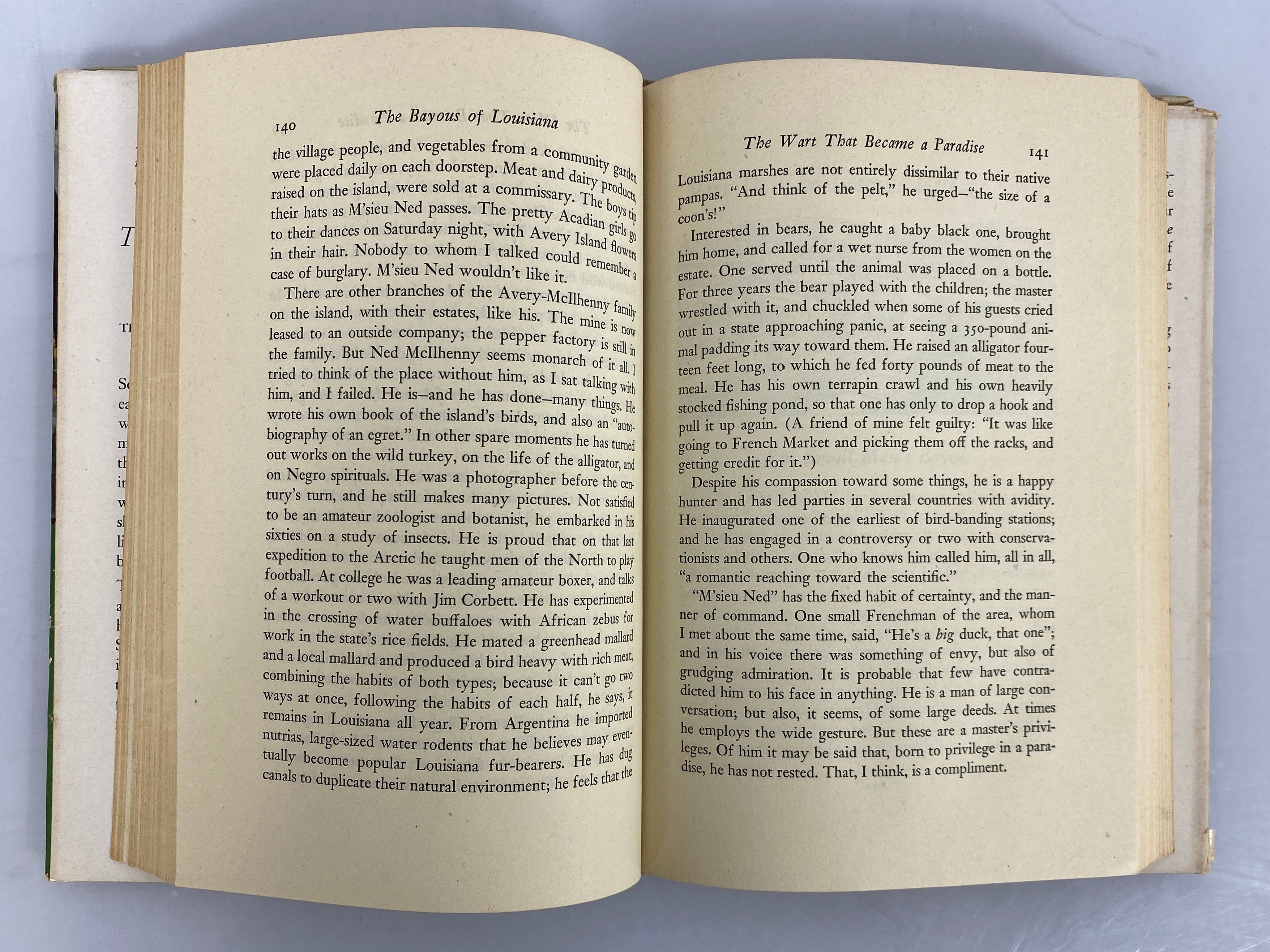 The Bayous of Louisiana by Harnett T. Kane 1943 HC DJ