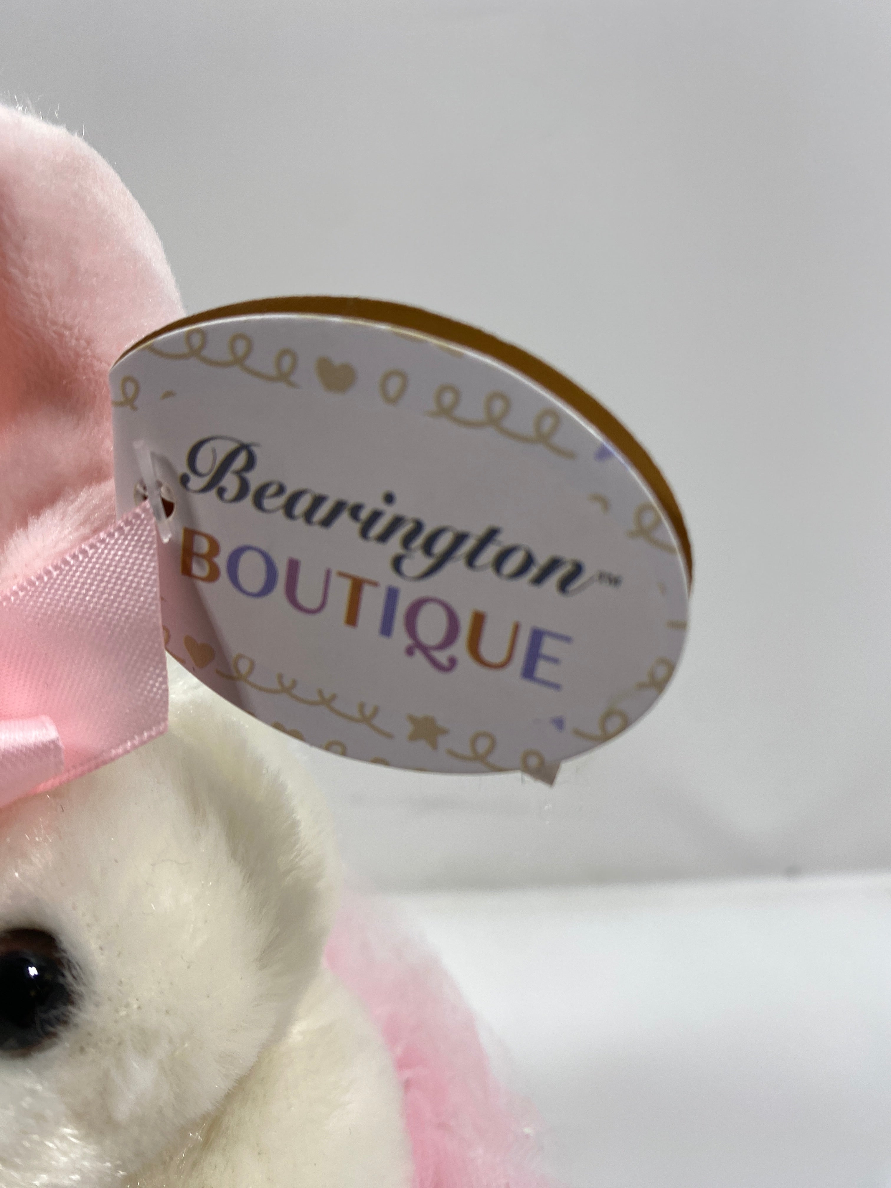 The Bearington Boutique Collection Pink Tutu Bunny Plush Toy