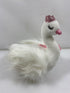 The Bearington Collection Pink Princess Swan Plush Toy