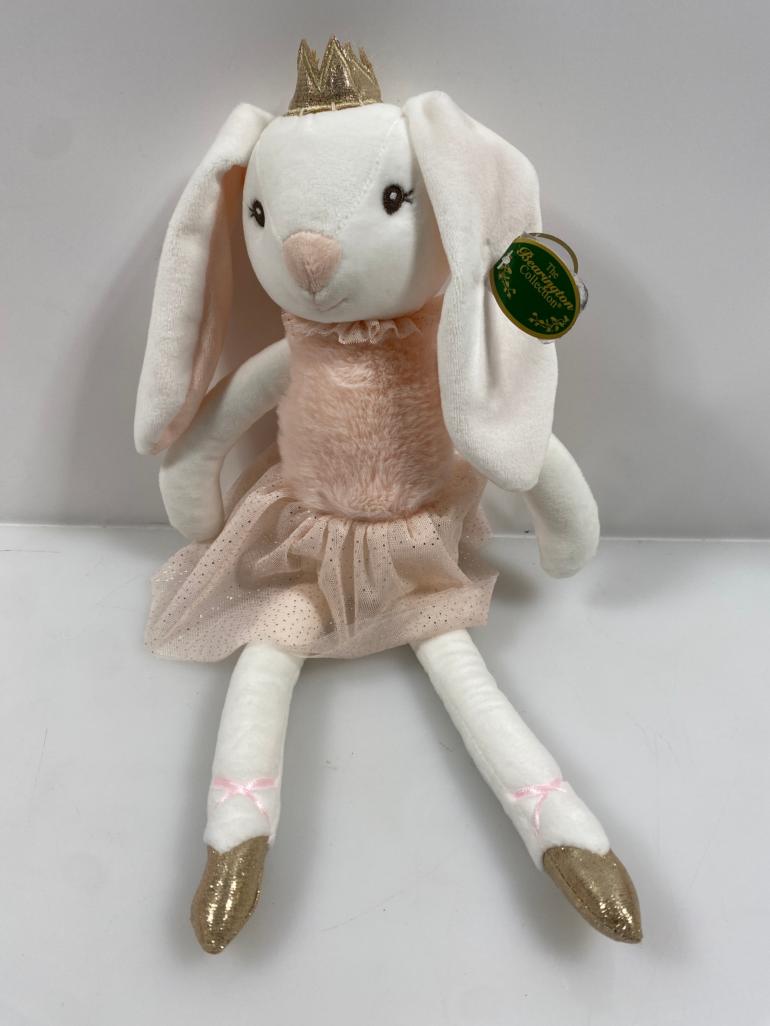 The Bearington Collection Princess Ballerina Bunny Plush Toy