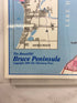 The Beautiful Bruce Peninsula (Ontario) 1998 Laminated Map Tobermory Press