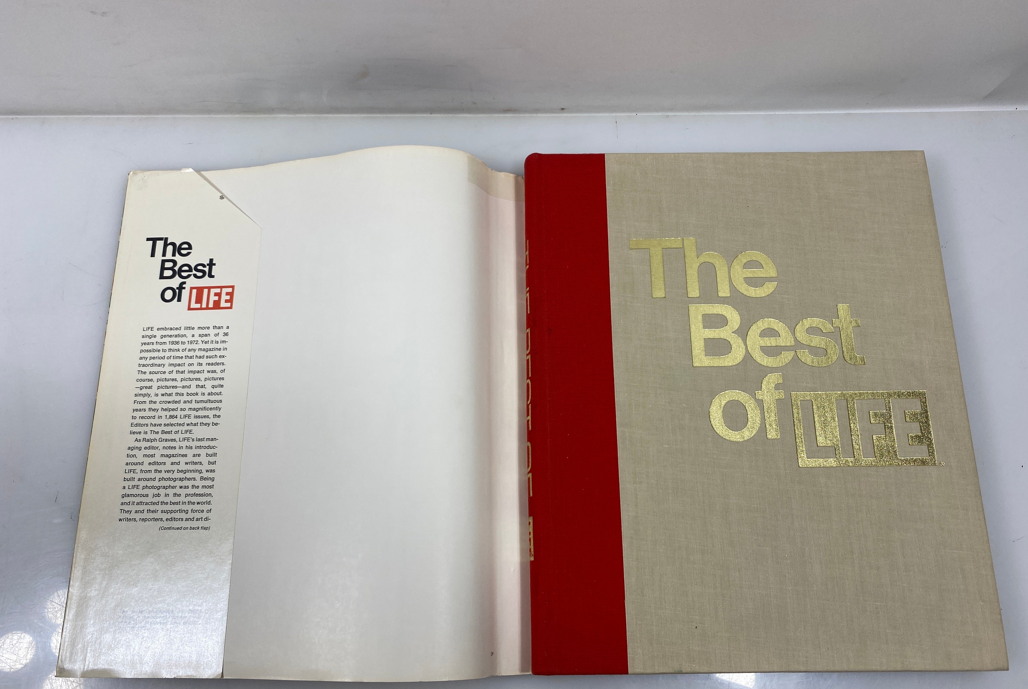 The Best of Life Time-Life Books  1973 HCDJ