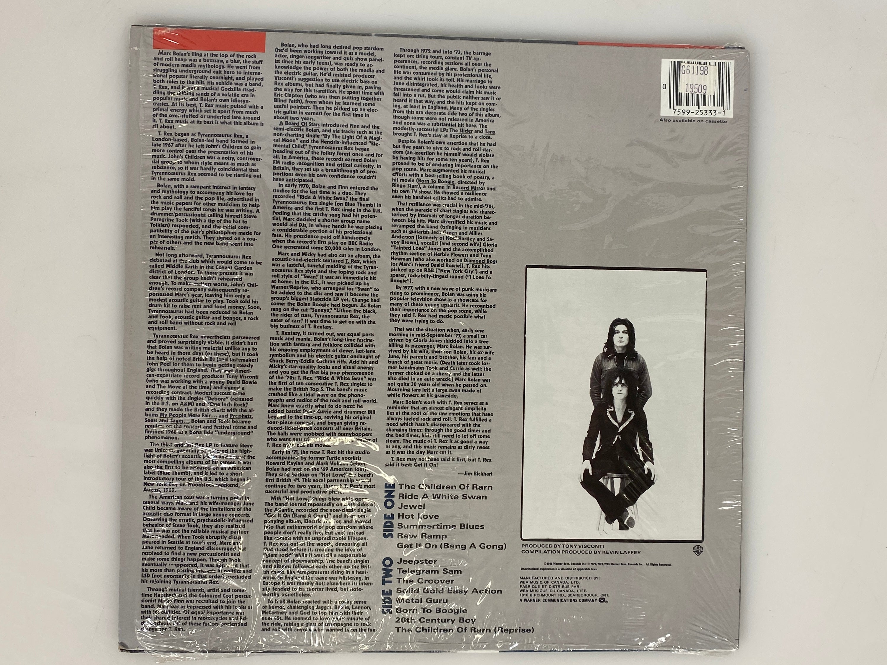 The Best of T. Rex 1970-1973 Vinyl Record