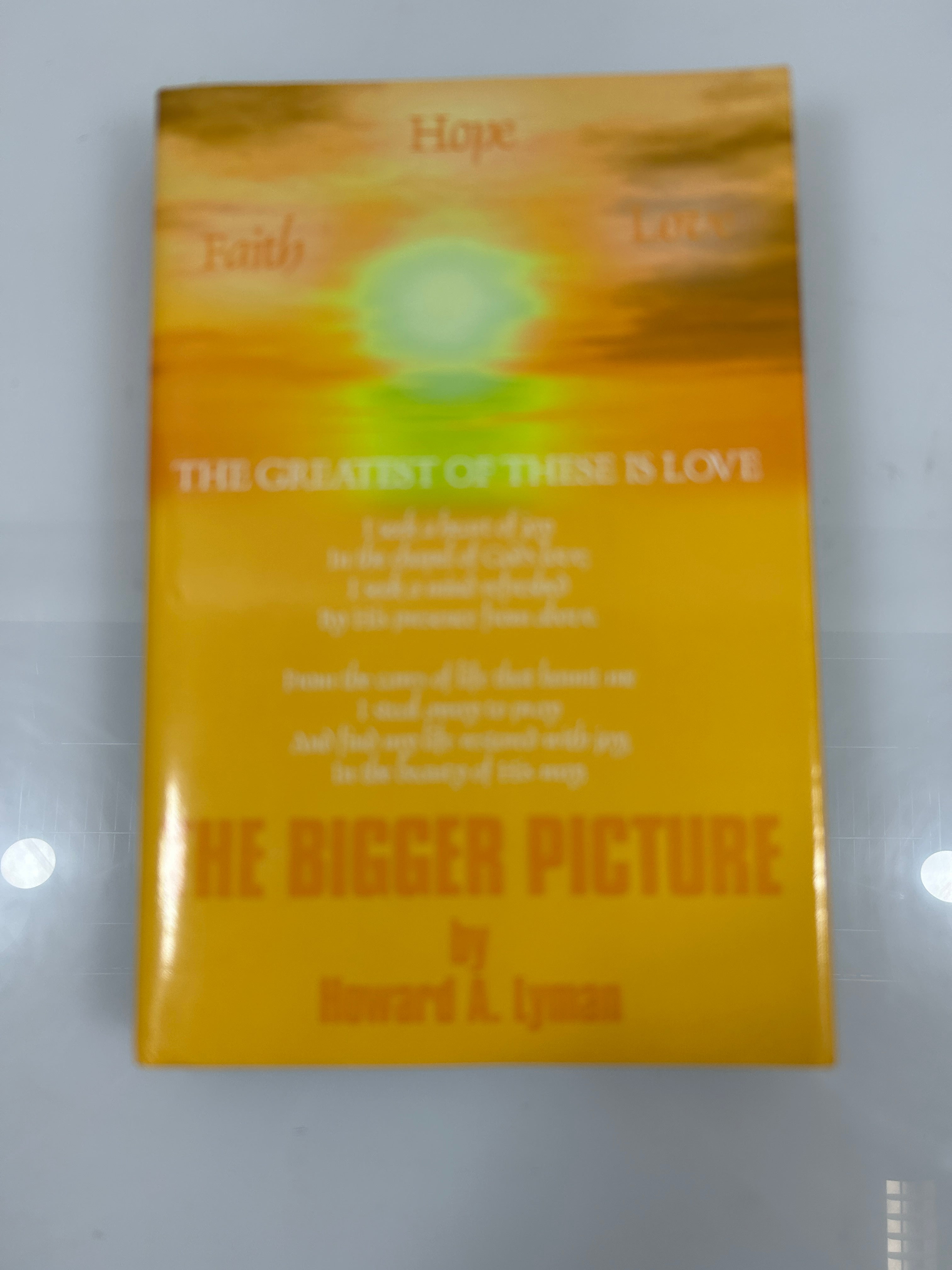 The Bigger Picture signed by Howard A Lyman with ephemera HCDJ