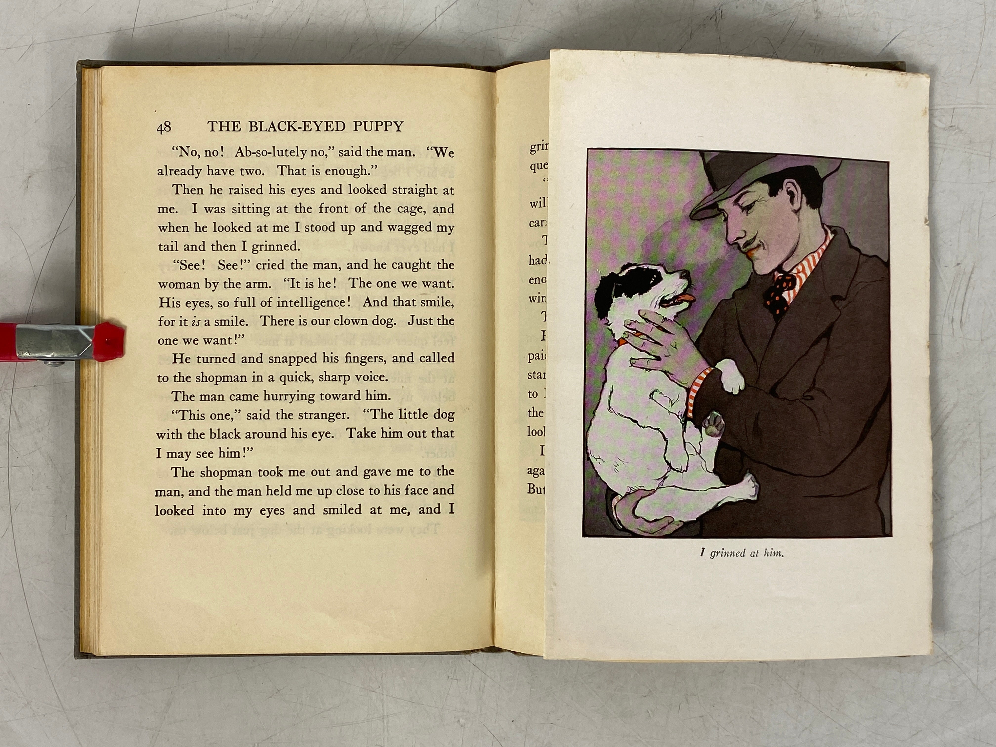 The Black-Eyed Puppy by Katharine Pyle 1923 Antique HC