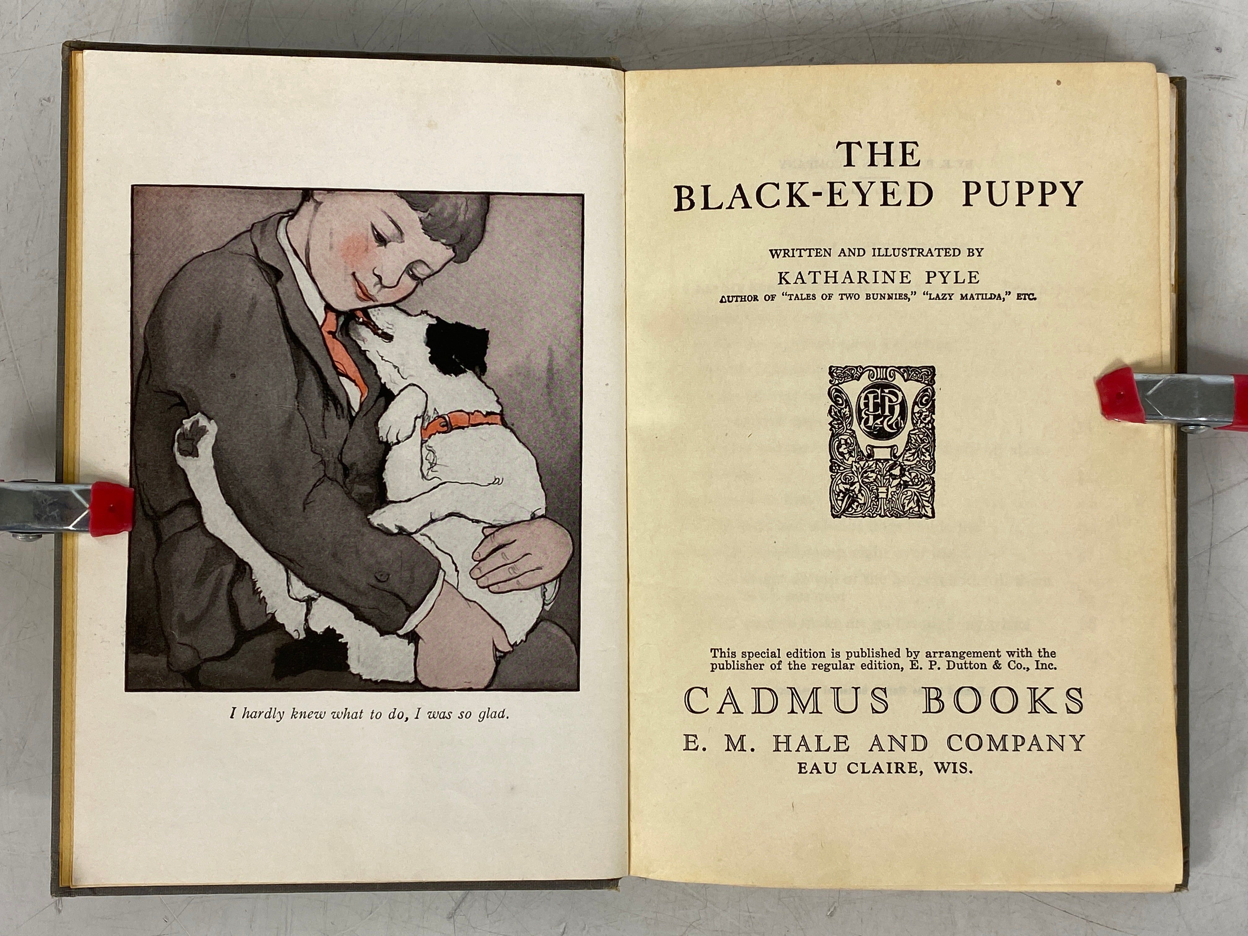 The Black-Eyed Puppy by Katharine Pyle 1923 Antique HC