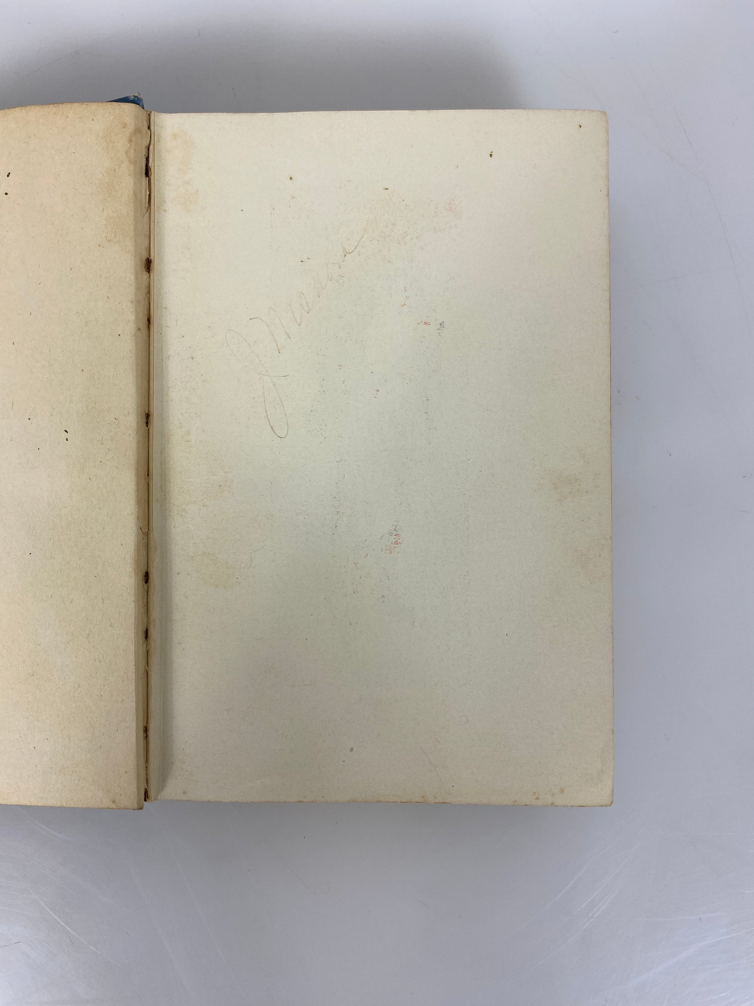 The Blue Ocean's Daughter by Cyrus Townsend Brady 1907 Antique HC