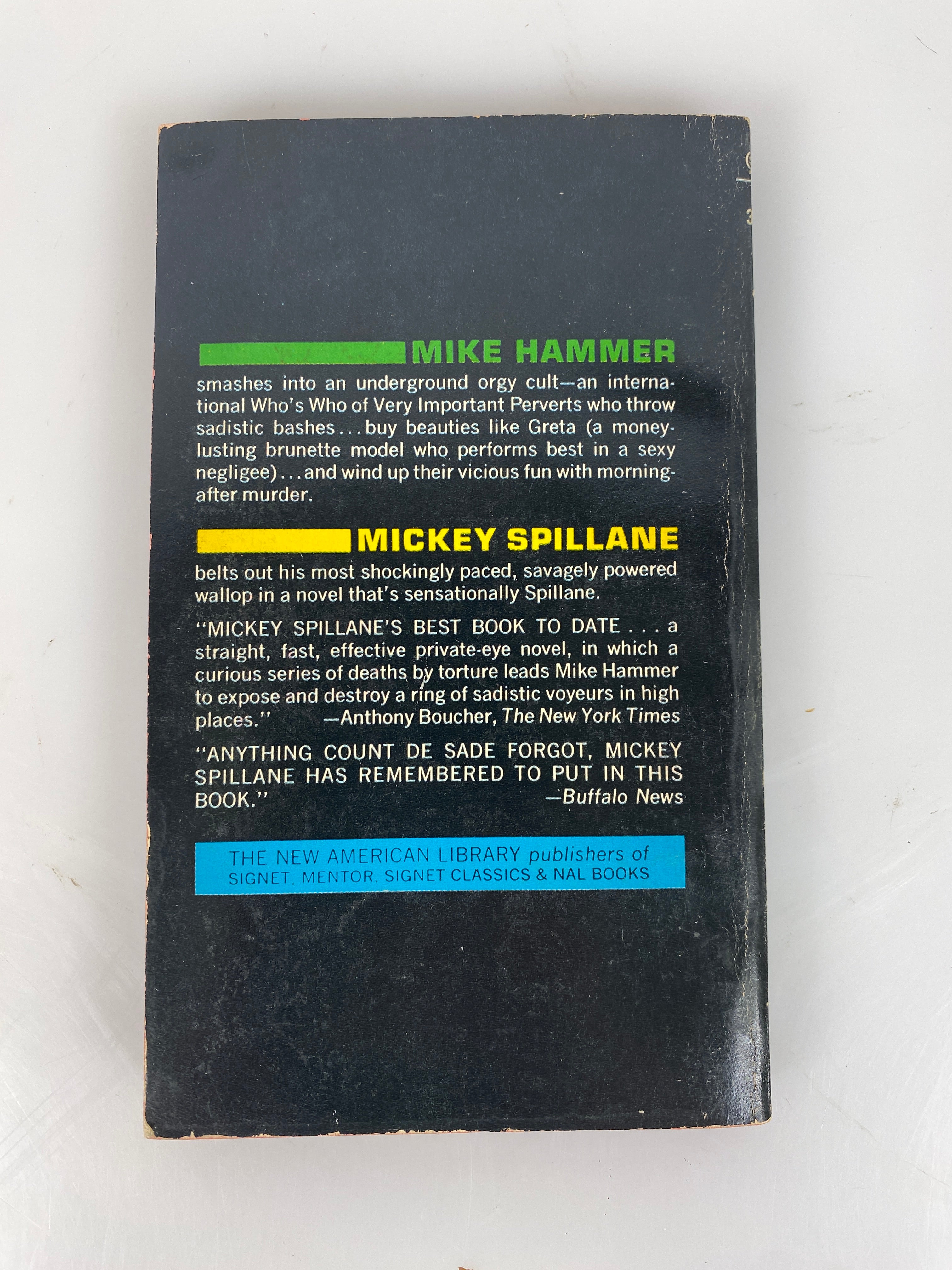 The Body Lovers Mickey Spillane Mike Hammer paperback 1967