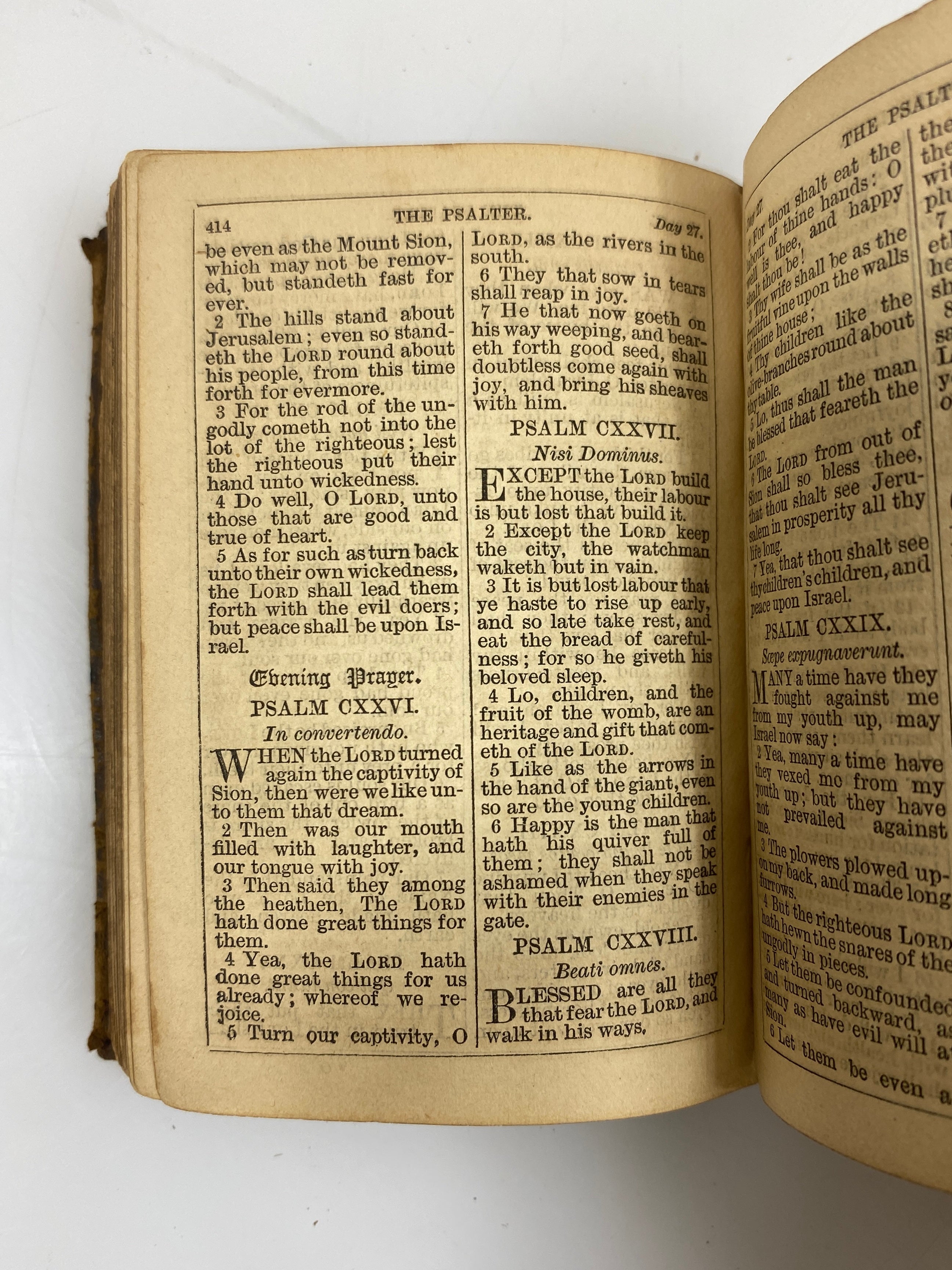 The Book of Common Prayer, Messrs. Eyre and Spottiswoode 1868 Leather Bound