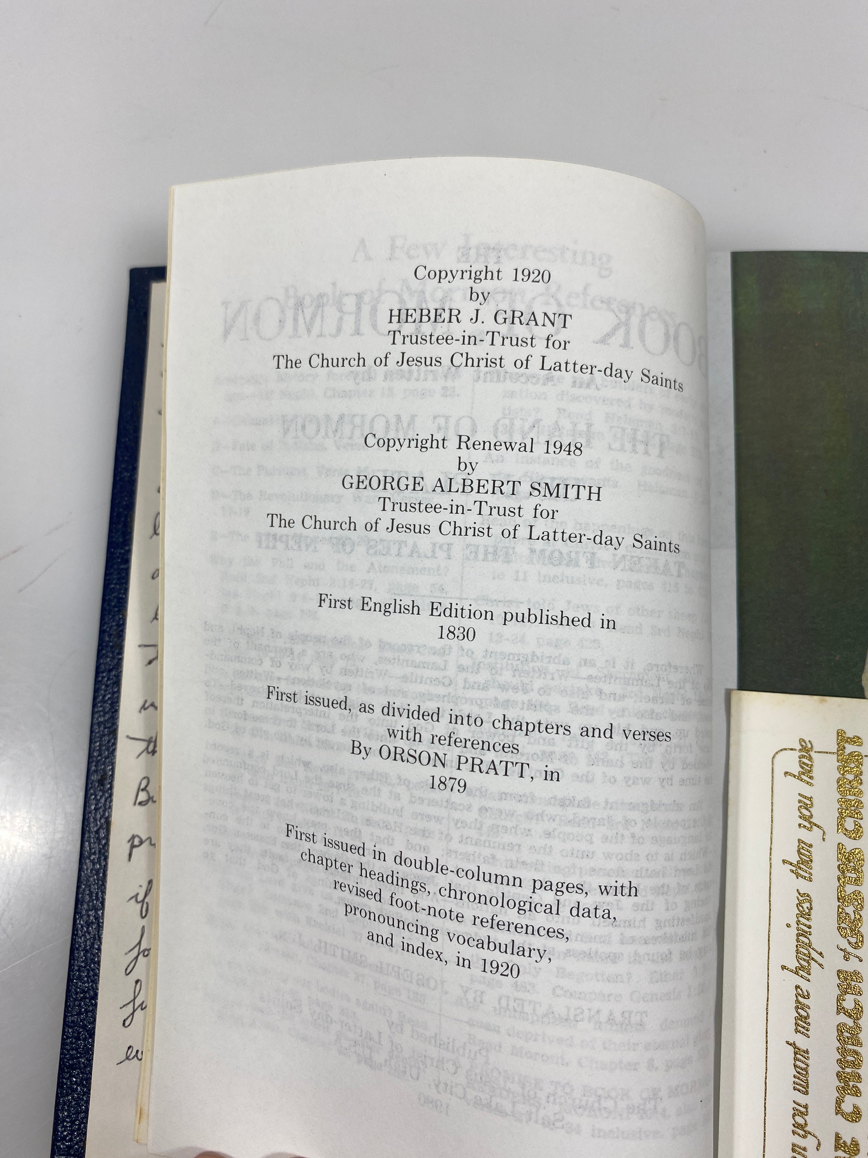 The Book of Mormon Church of Jesus Christ of Latter-Day Saints 1980 HC