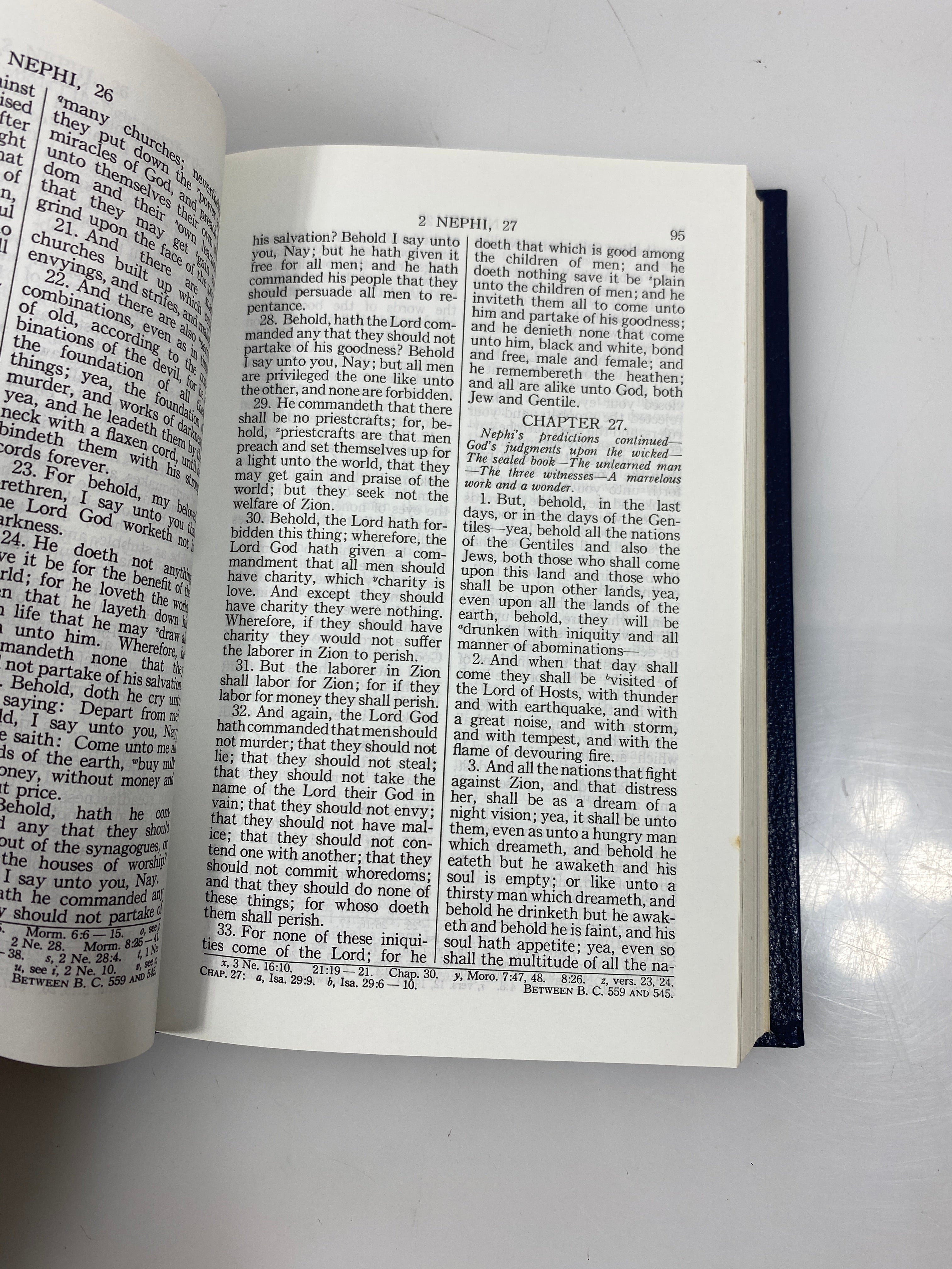 The Book of Mormon Church of Jesus Christ of Latter-Day Saints 1980 HC