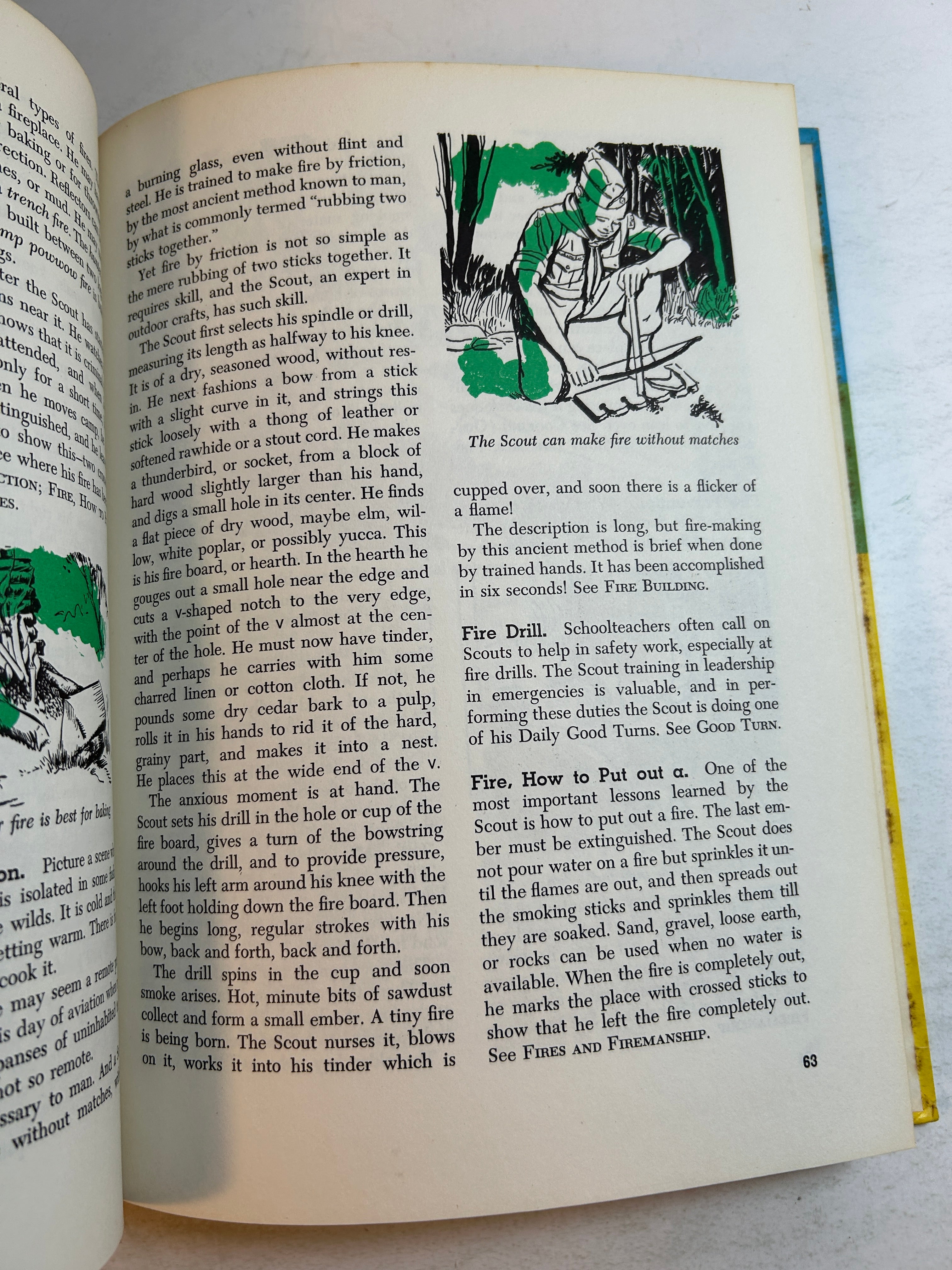 The Boy Scout Encyclopedia Bruce Grant Rand McNally 6th Print 1965 HC