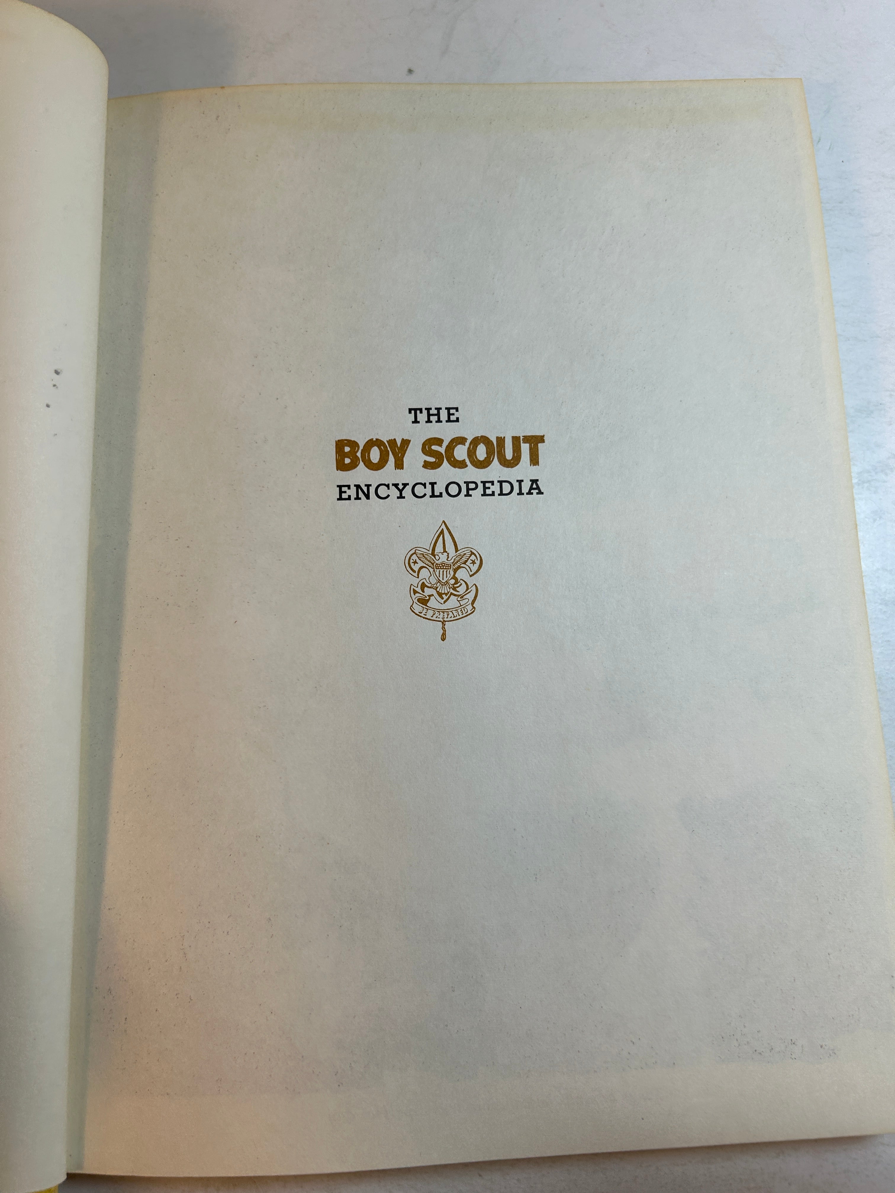 The Boy Scout Encyclopedia Bruce Grant Rand McNally 6th Print 1965 HC