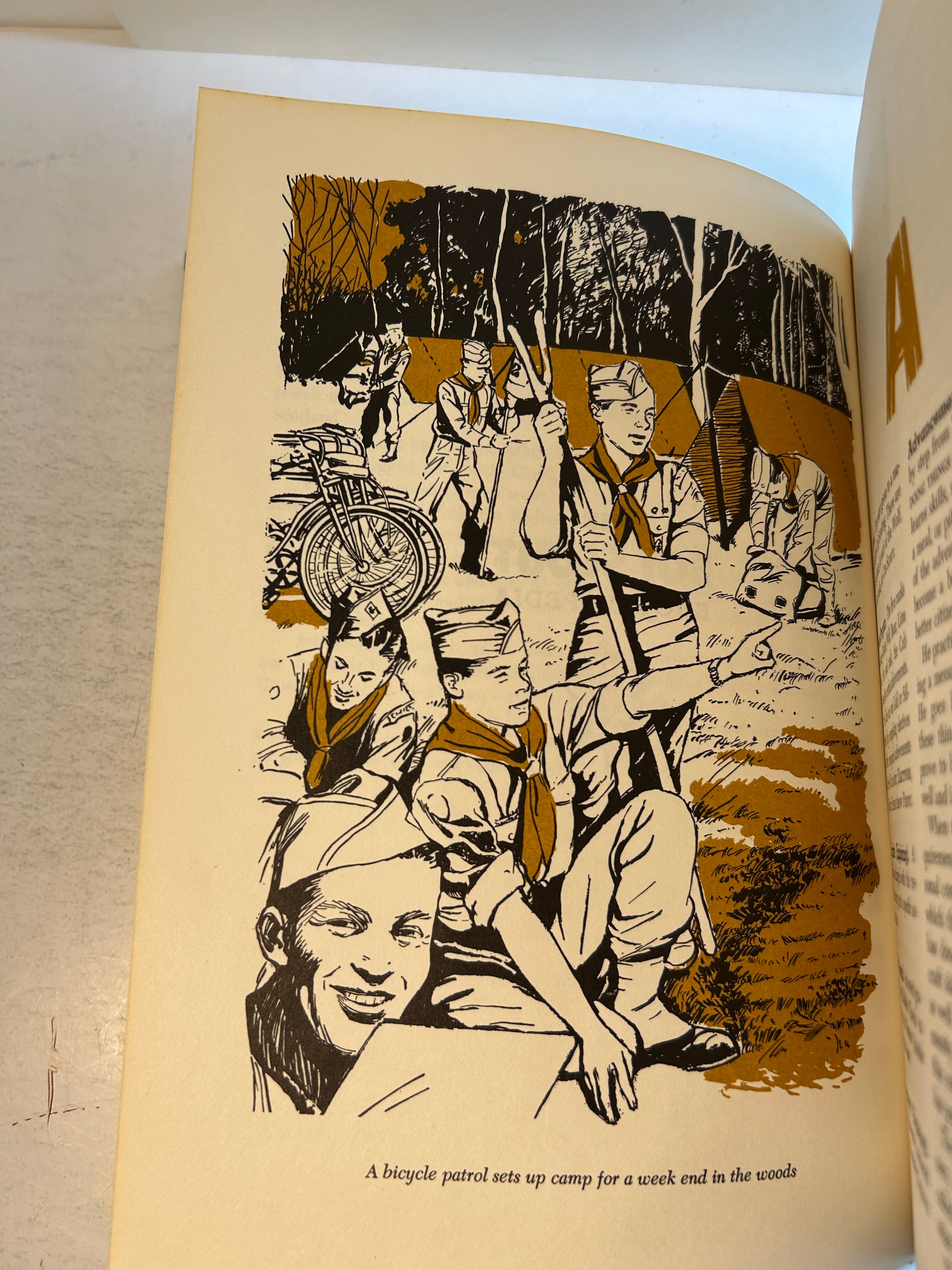 The Boy Scout Encyclopedia Bruce Grant Rand McNally 6th Print 1965 HC