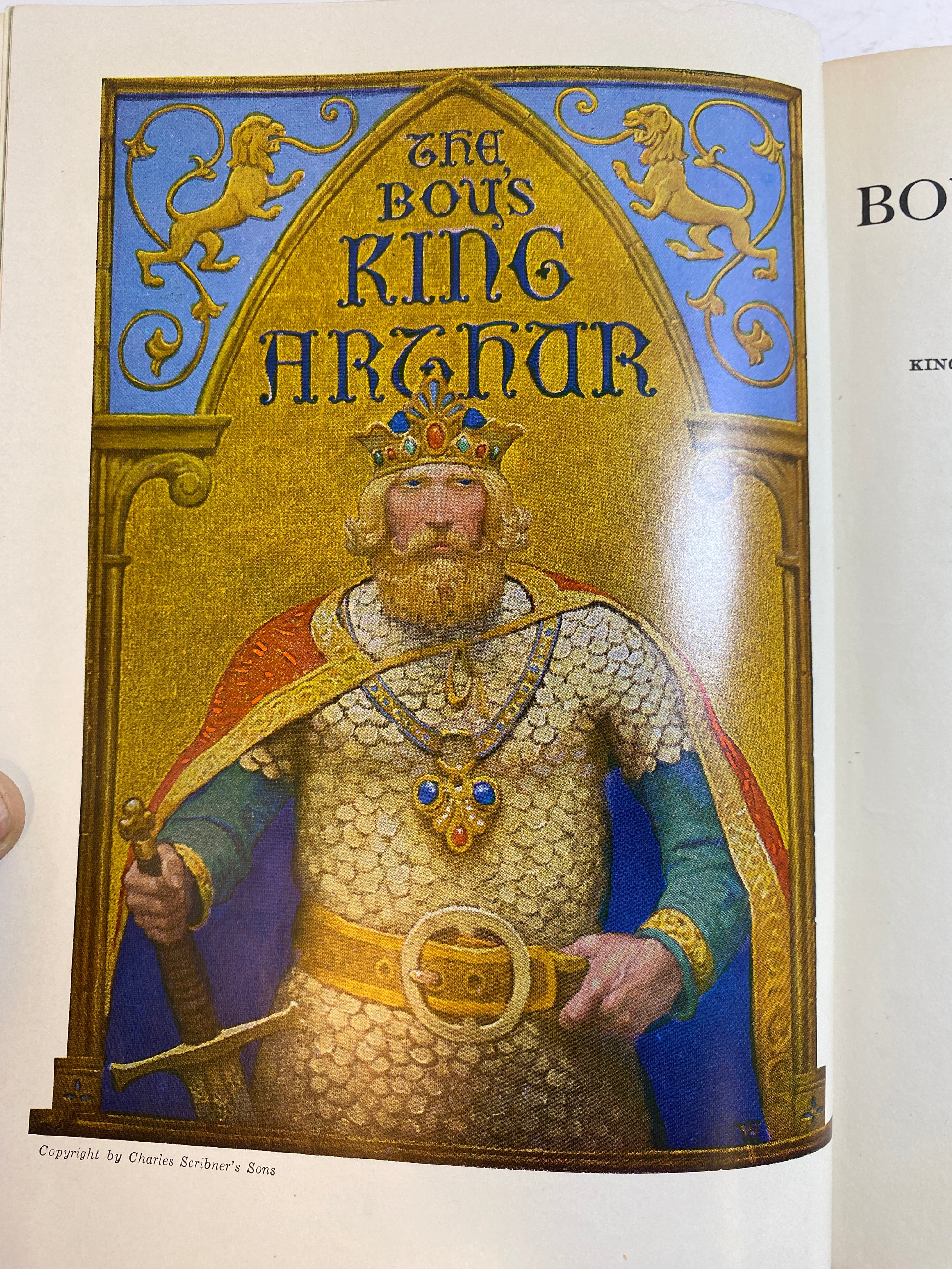The Boy's King Arthur 1952 Scribner HC