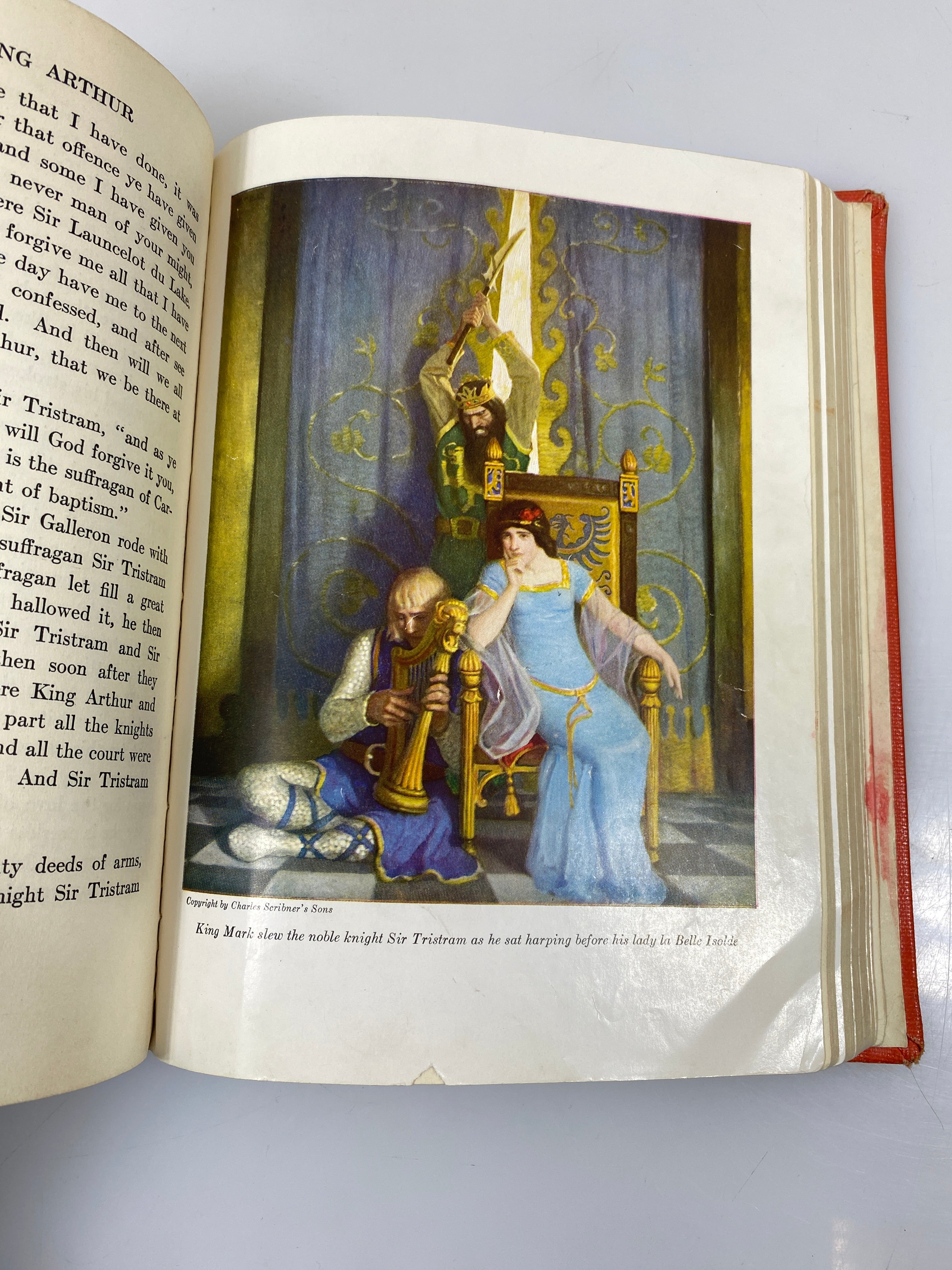 The Boy's King Arthur by Malory Ex-library 1924 HC
