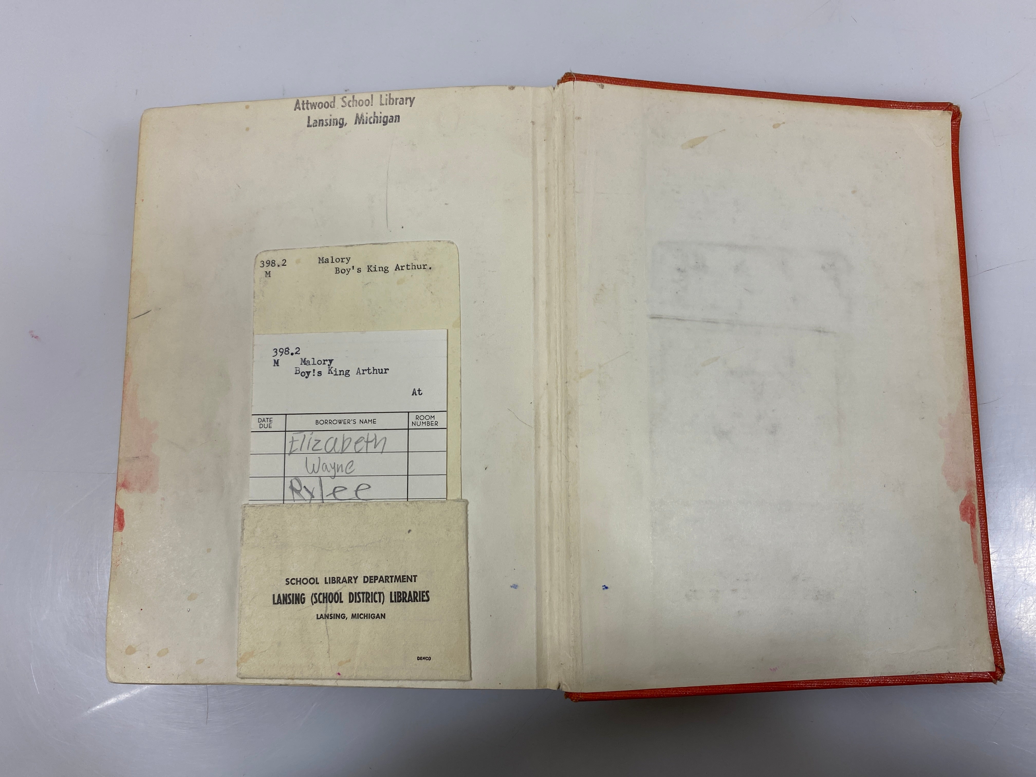 The Boy's King Arthur by Malory Ex-library 1924 HC