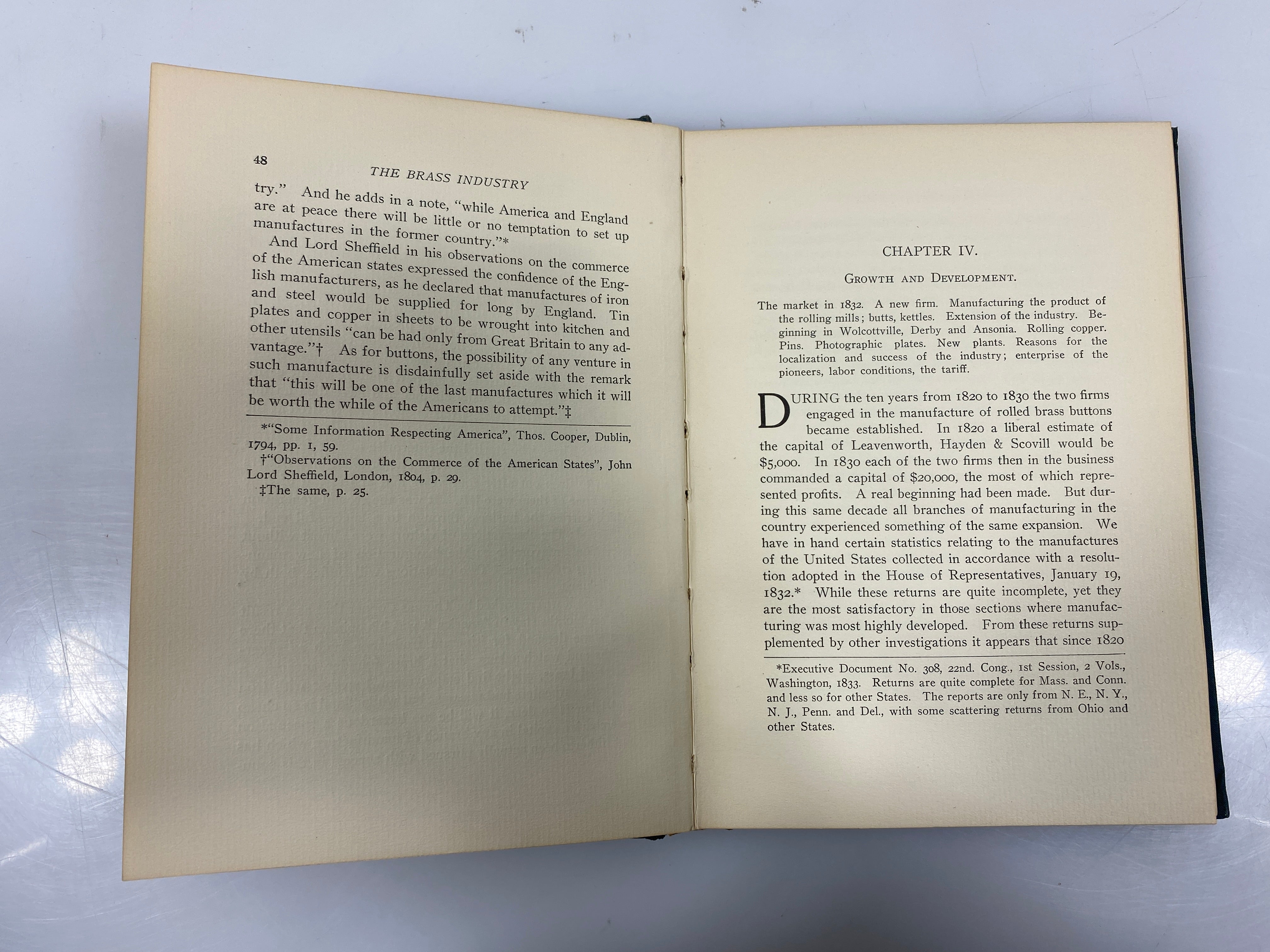 The Brass Industry in Connecticut Lathrop 1909 HC
