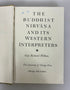 The Buddhist Nirvana & Its Western Interpreters  by Welbon 1968 Ex-Library HC