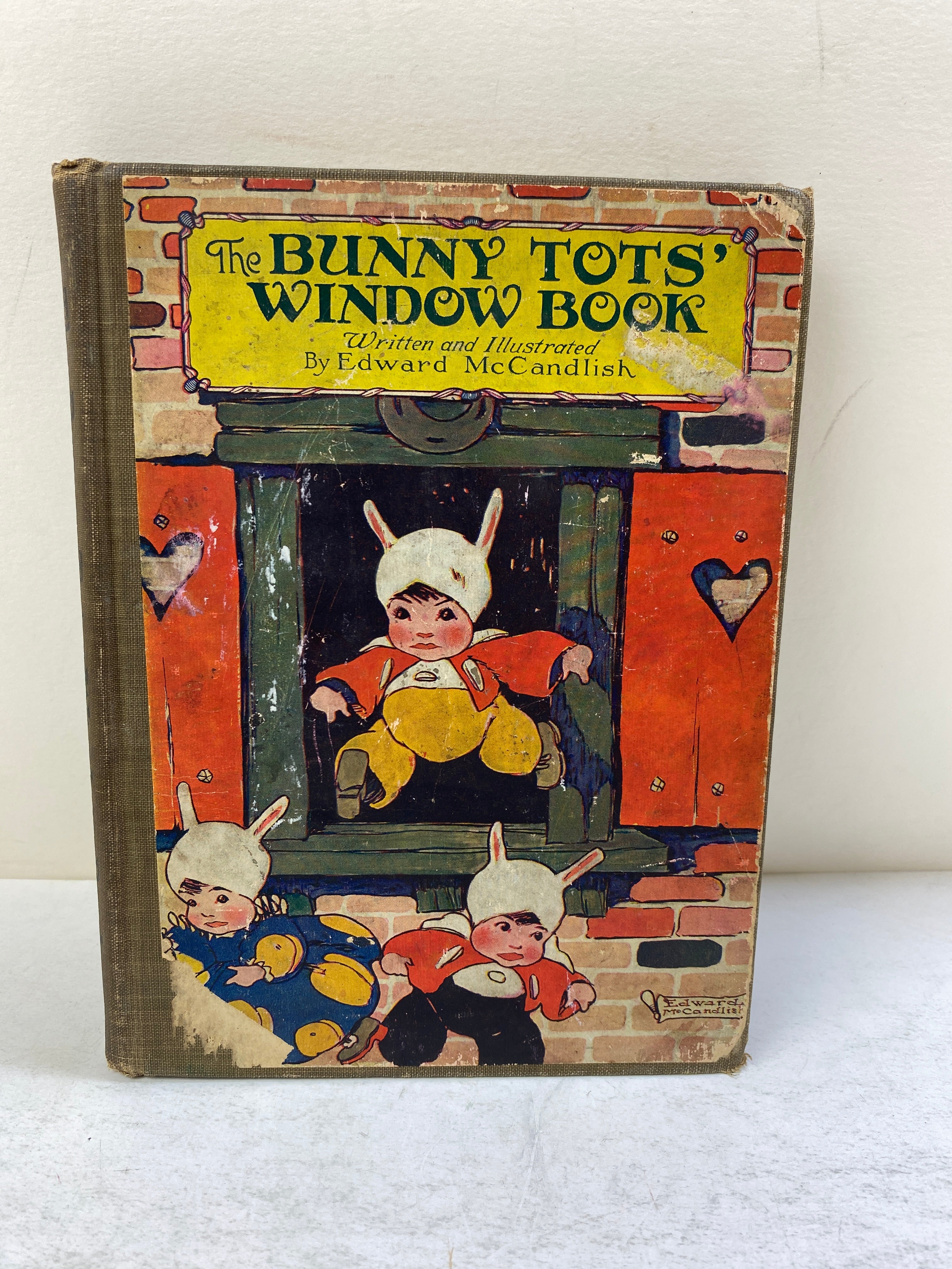 The Bunny Tots' Window Book by McCandlish 1928 HC