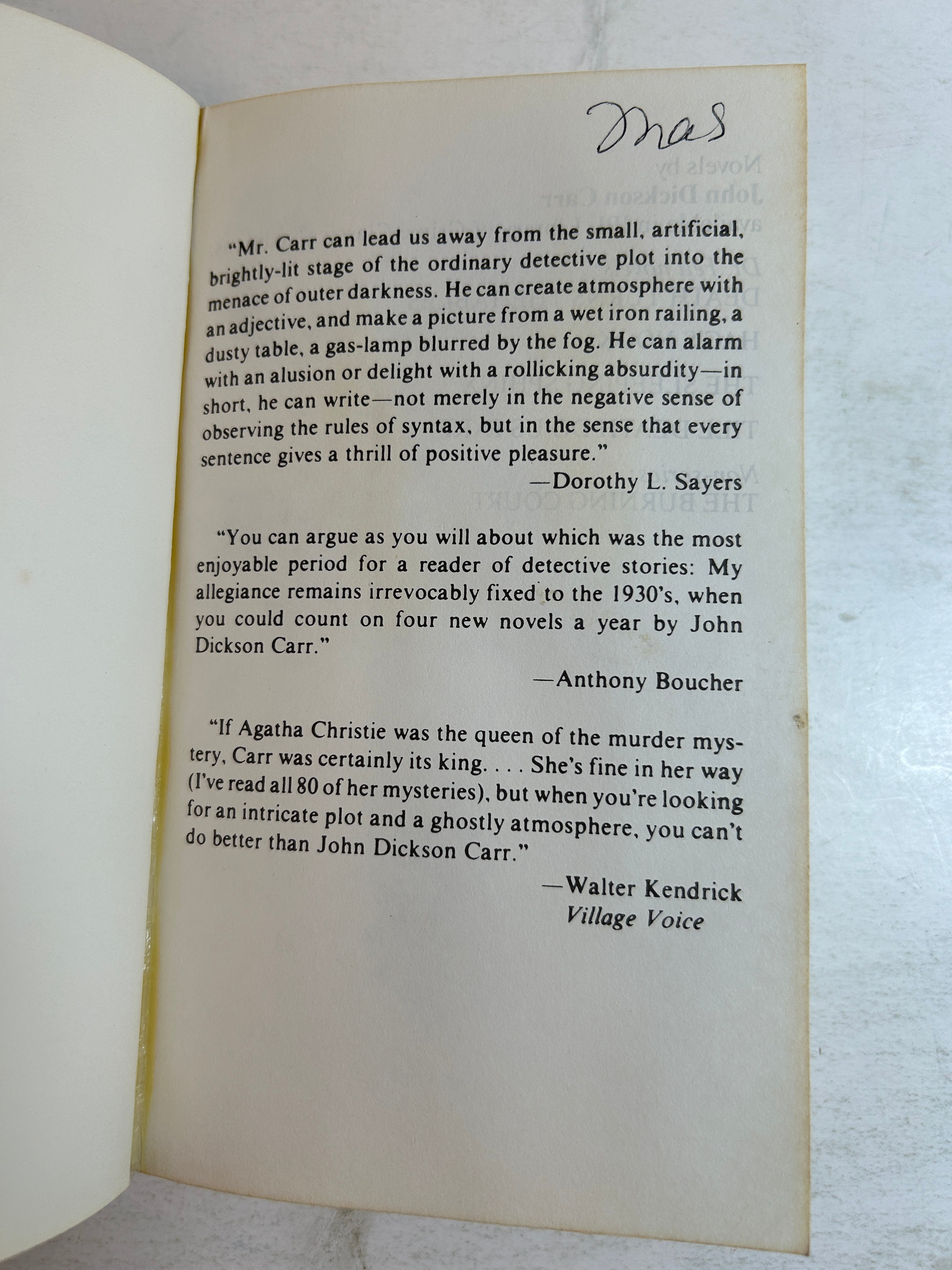The Burning Court by John Dickson Carr 1985 International Polygonics SC